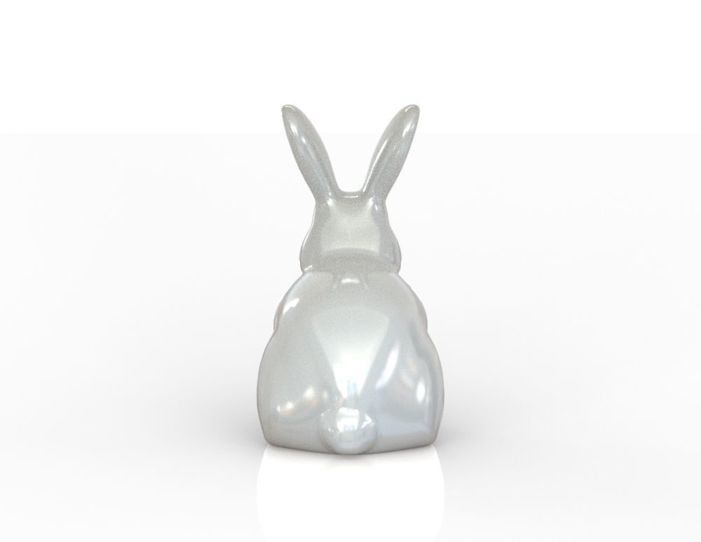 Rabbit 3D print model_3