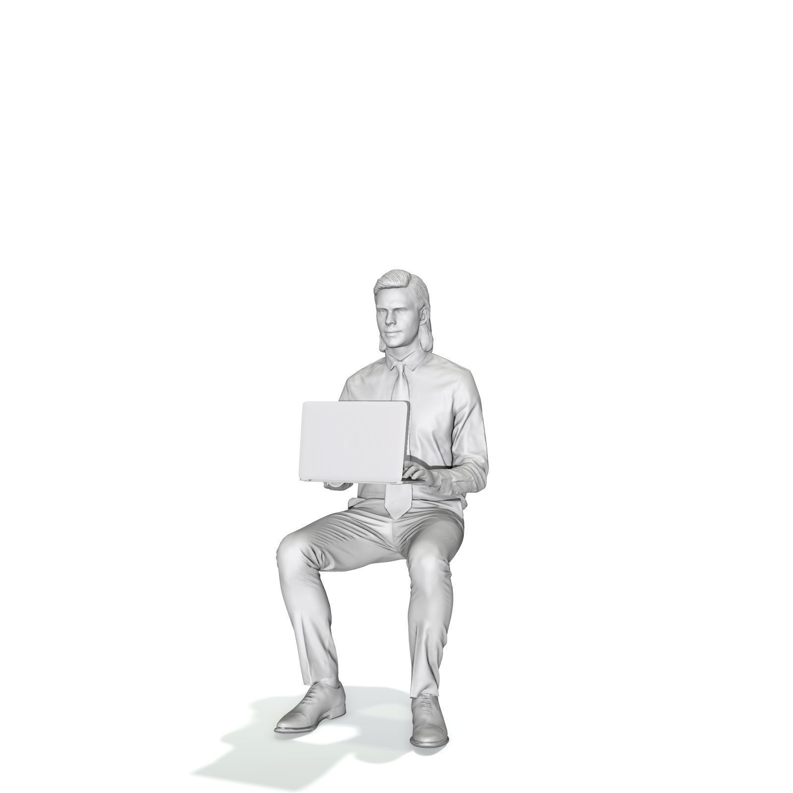 Blonde Business Man at Laptop BMan0315-HD2-O04P01-S 3D model_52