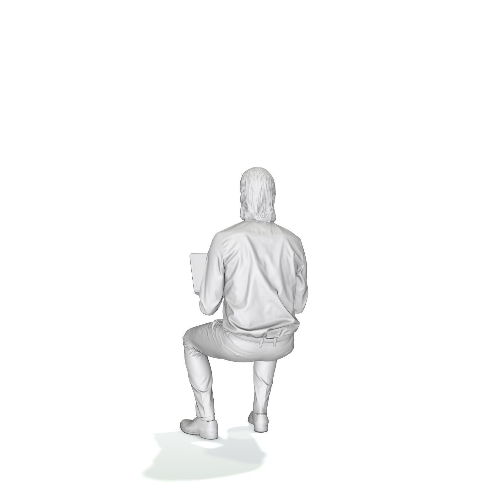 Blonde Business Man at Laptop BMan0315-HD2-O04P01-S 3D model_9