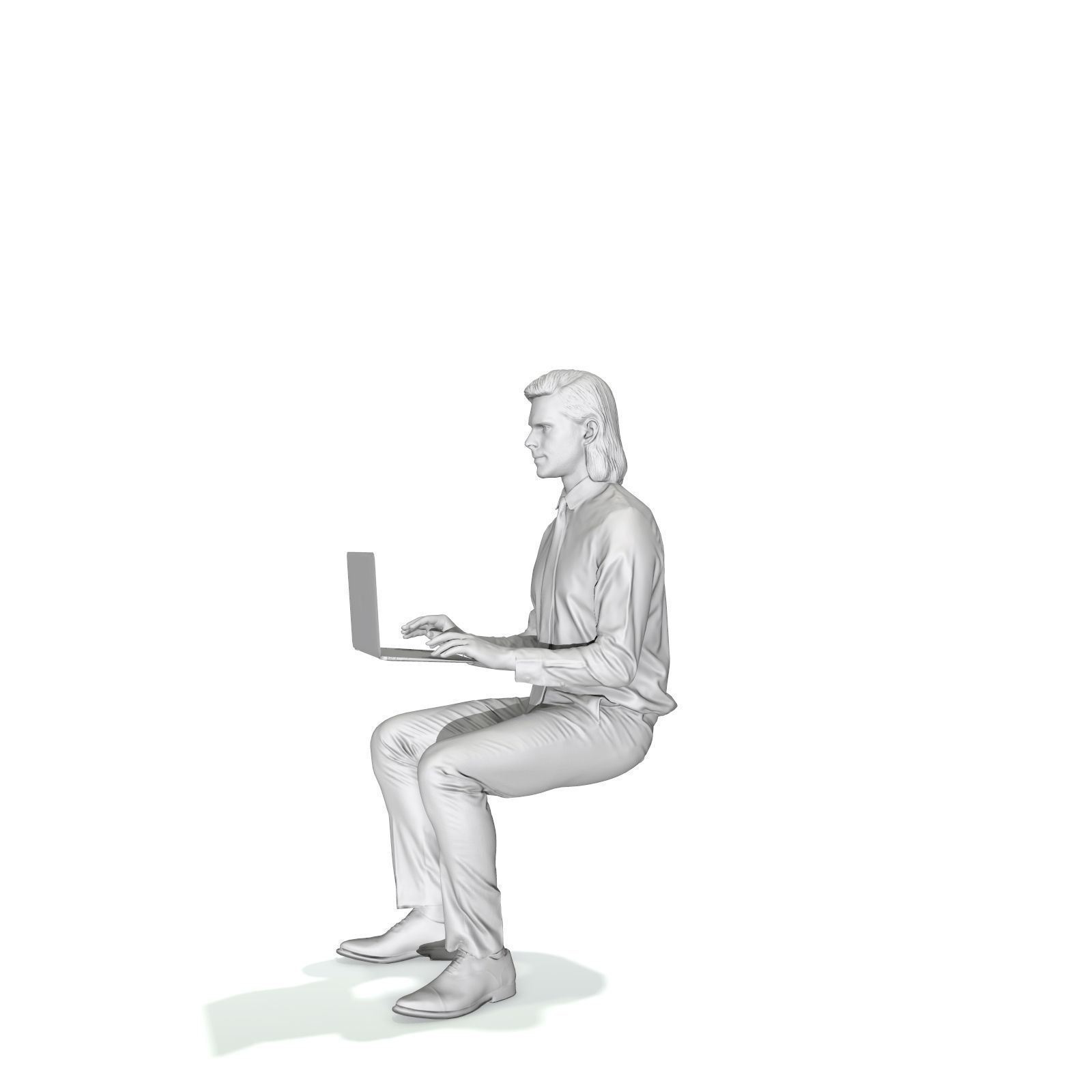 Blonde Business Man at Laptop BMan0315-HD2-O04P01-S 3D model_15