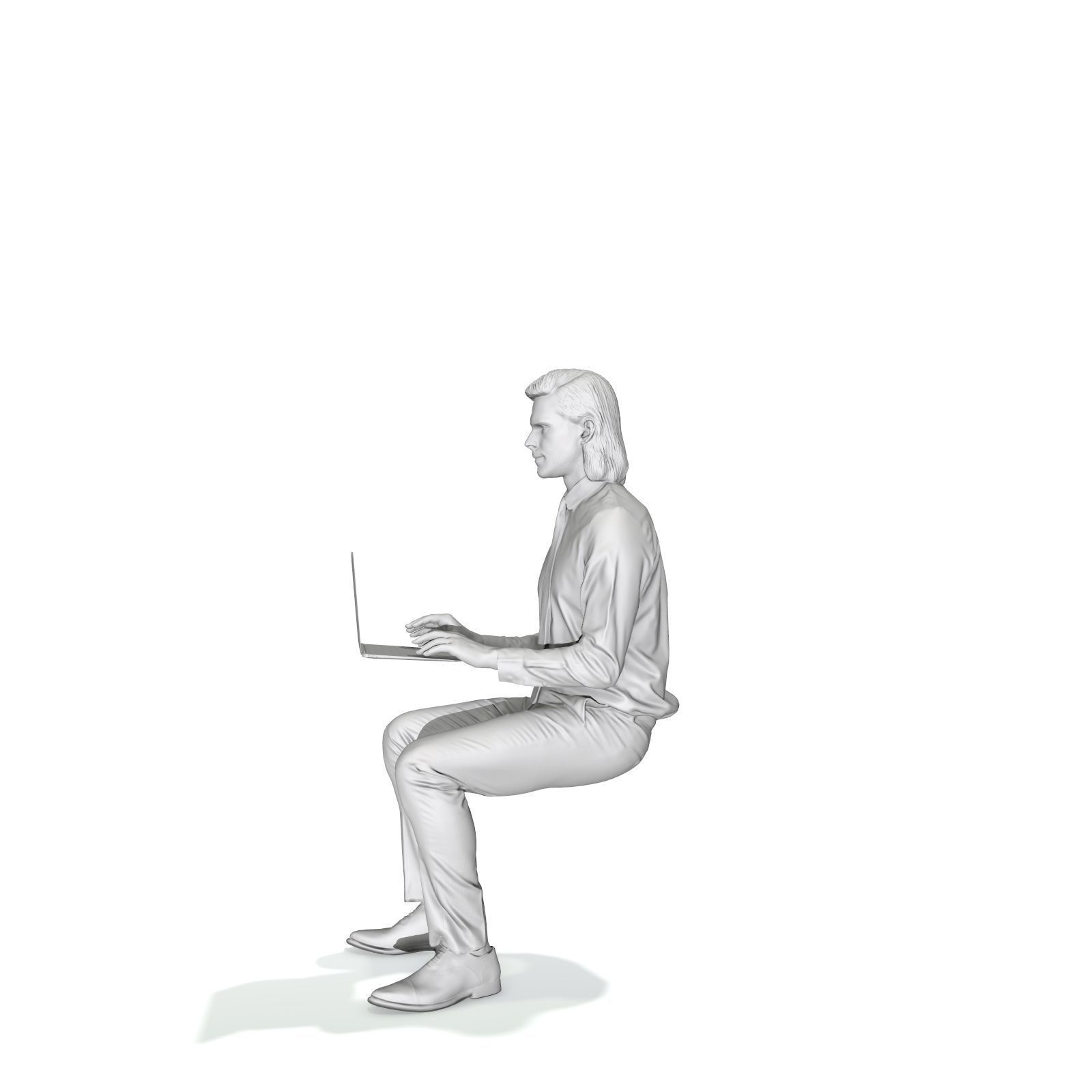 Blonde Business Man at Laptop BMan0315-HD2-O04P01-S 3D model_42