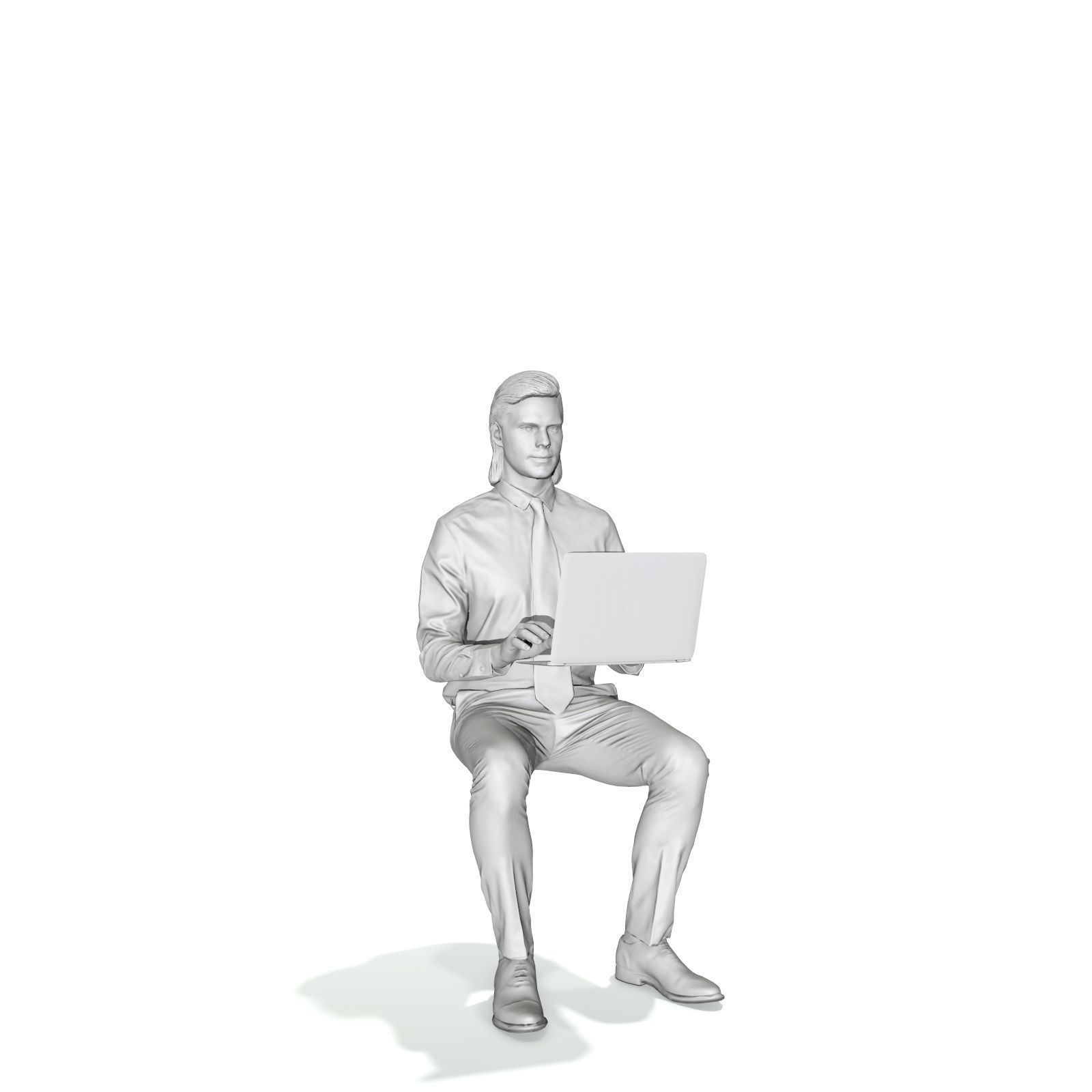 Blonde Business Man at Laptop BMan0315-HD2-O04P01-S 3D model_50