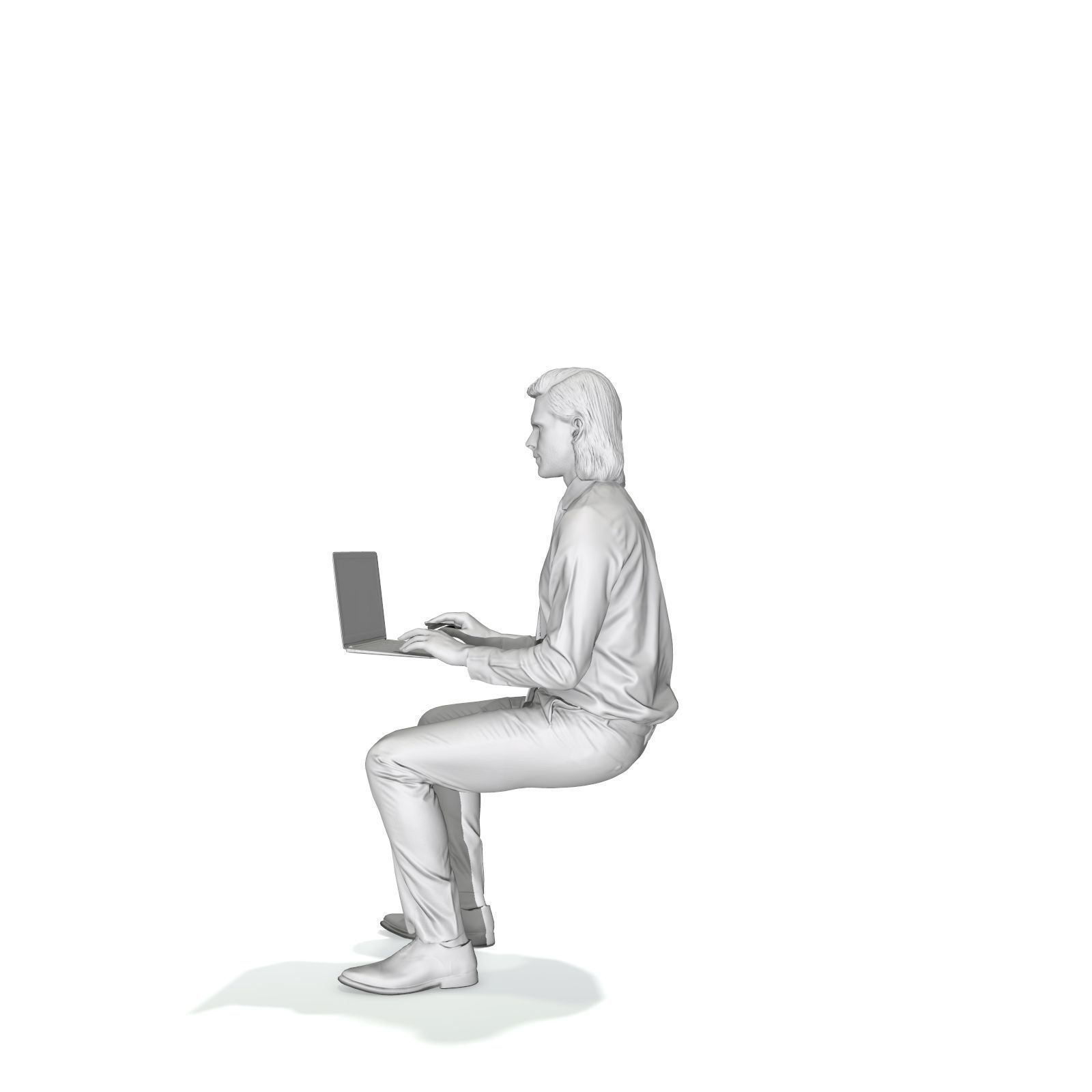 Blonde Business Man at Laptop BMan0315-HD2-O04P01-S 3D model_51