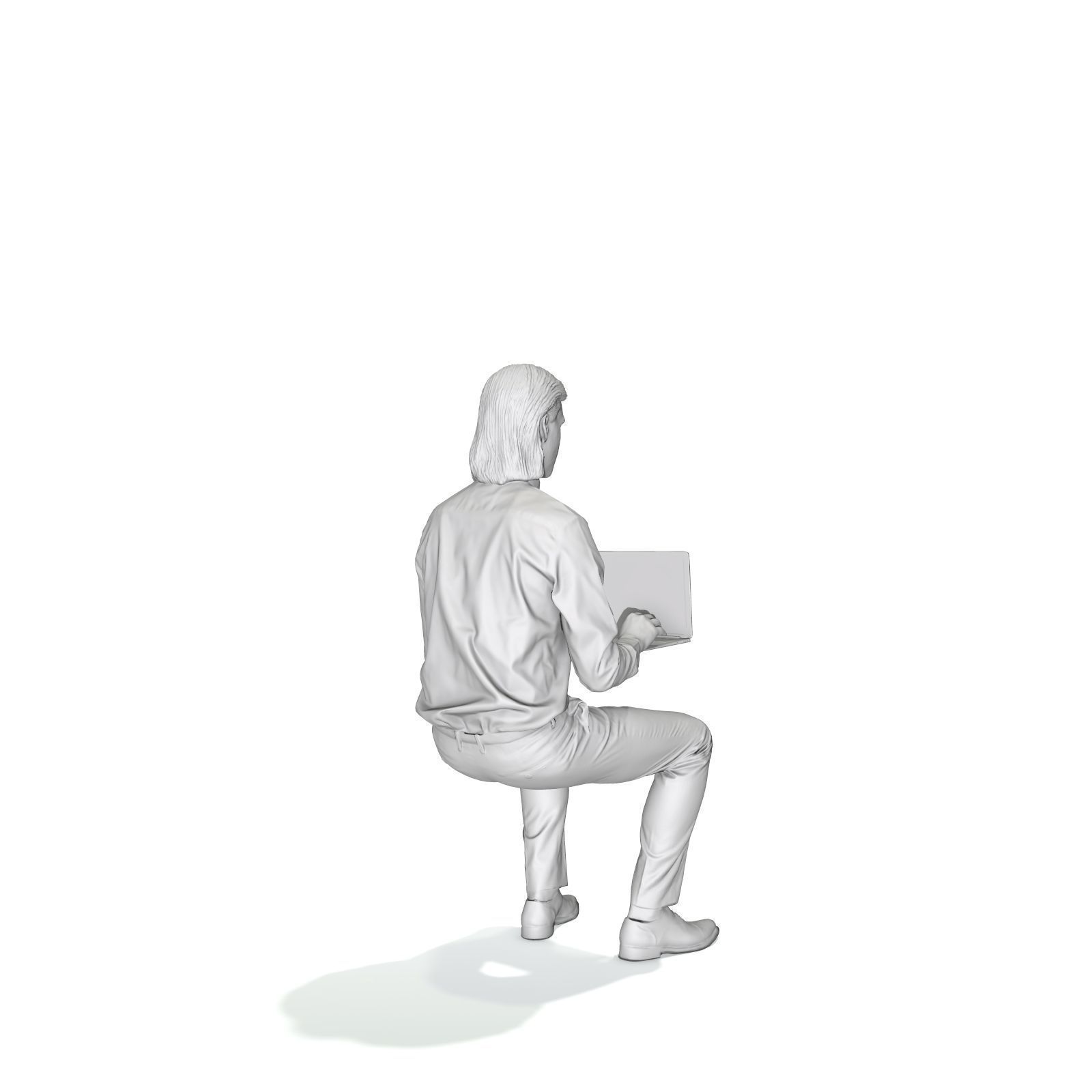 Blonde Business Man at Laptop BMan0315-HD2-O04P01-S 3D model_30