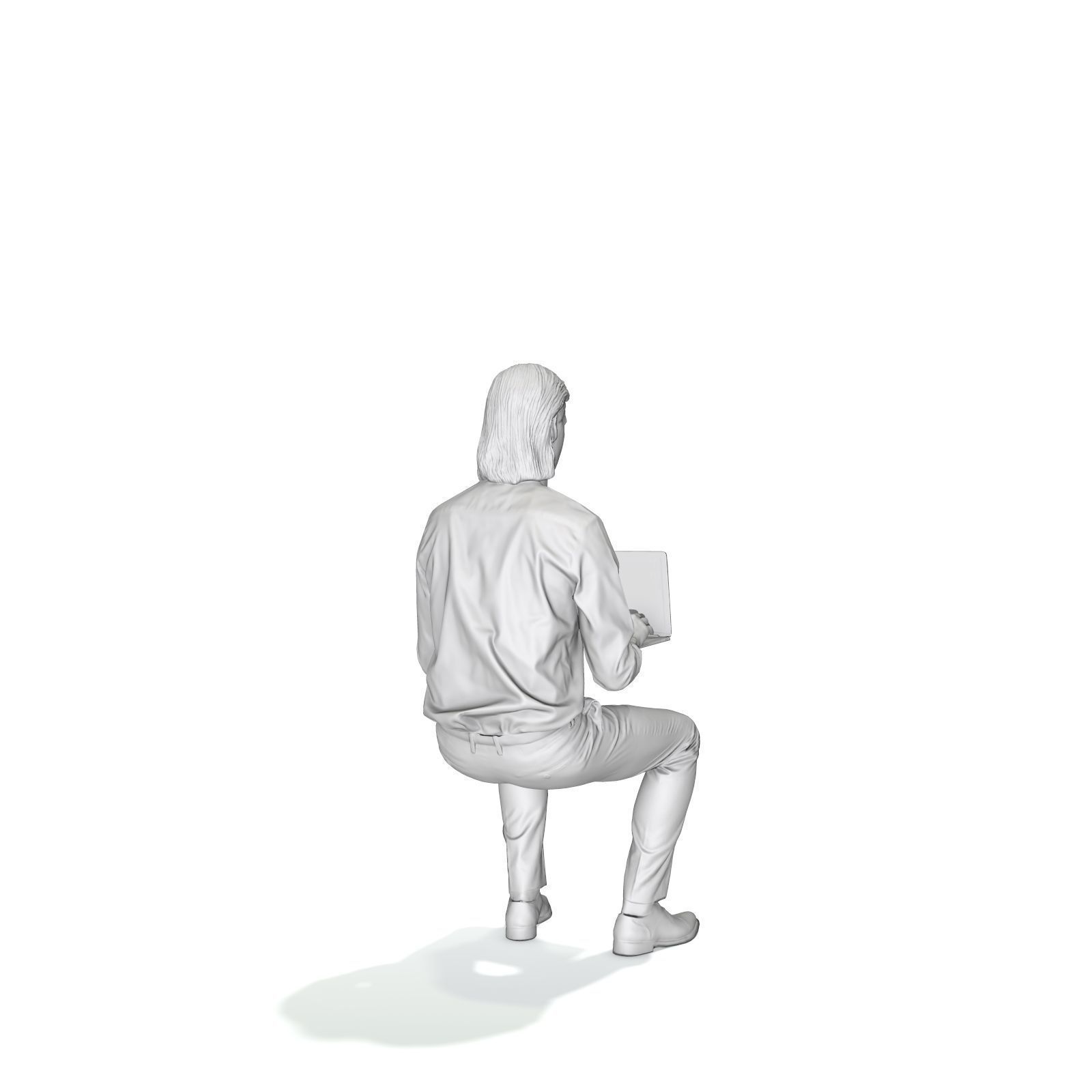 Blonde Business Man at Laptop BMan0315-HD2-O04P01-S 3D model_22