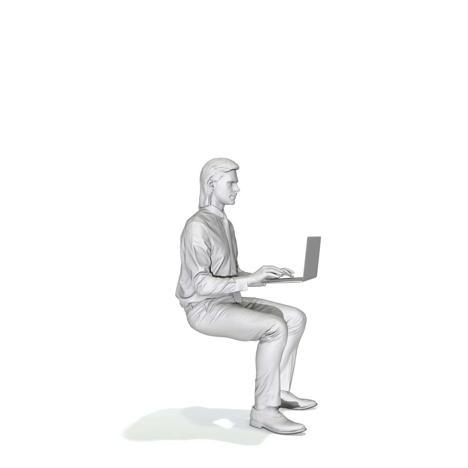 Blonde Business Man at Laptop BMan0315-HD2-O04P01-S 3D model_17