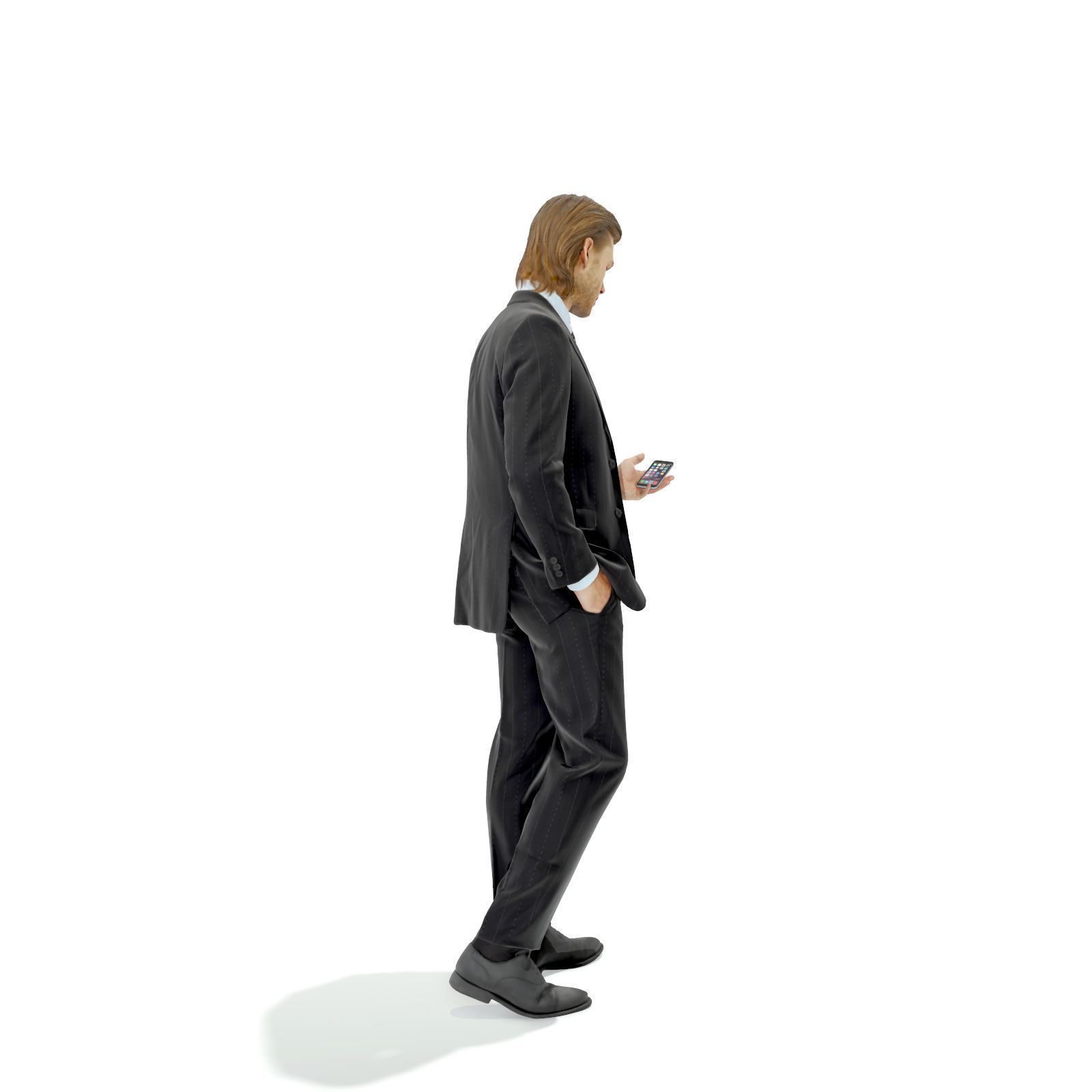 Standing Business Man with Black Suit BMan0315-HD2-O03P01-S 3D model_59