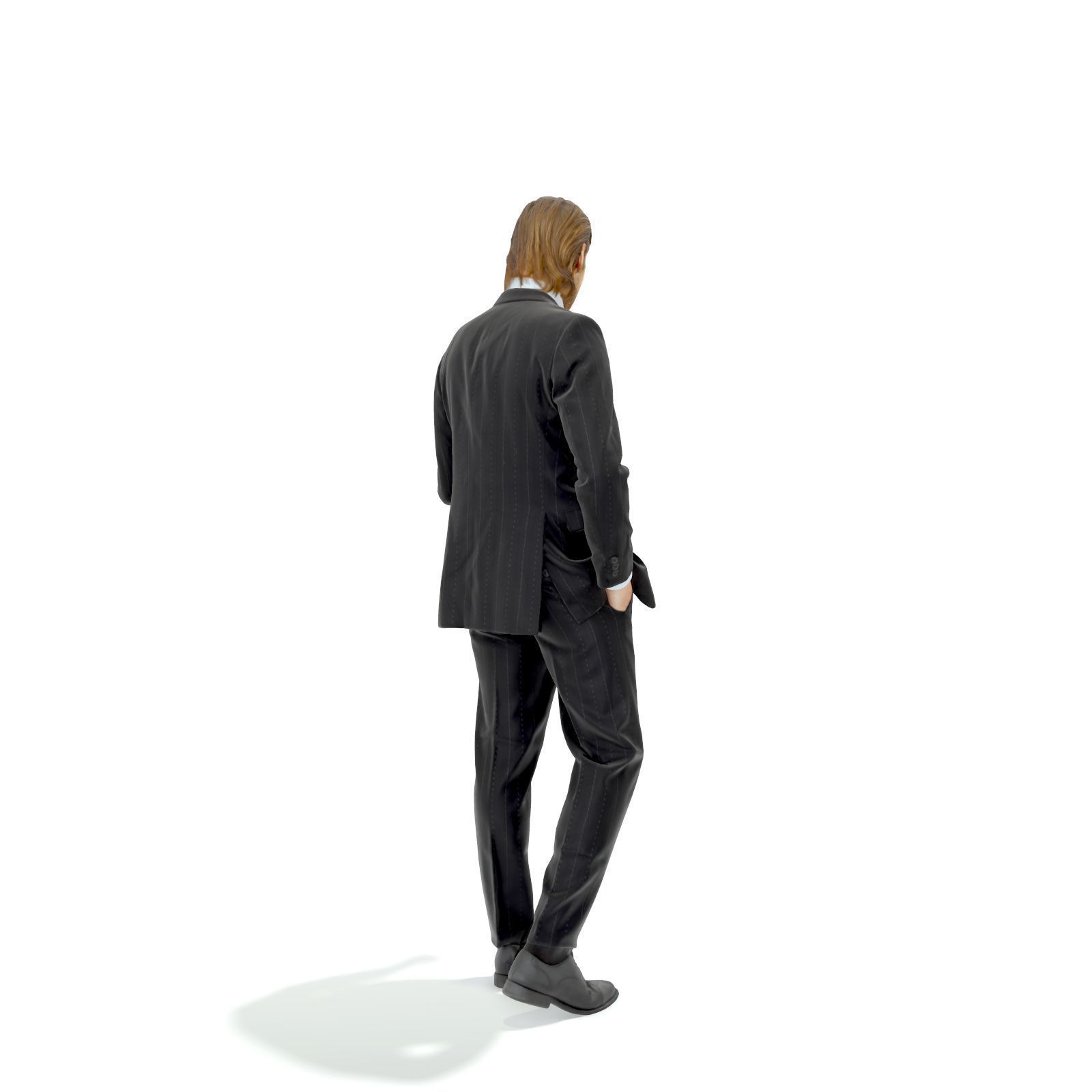 Standing Business Man with Black Suit BMan0315-HD2-O03P01-S 3D model_3