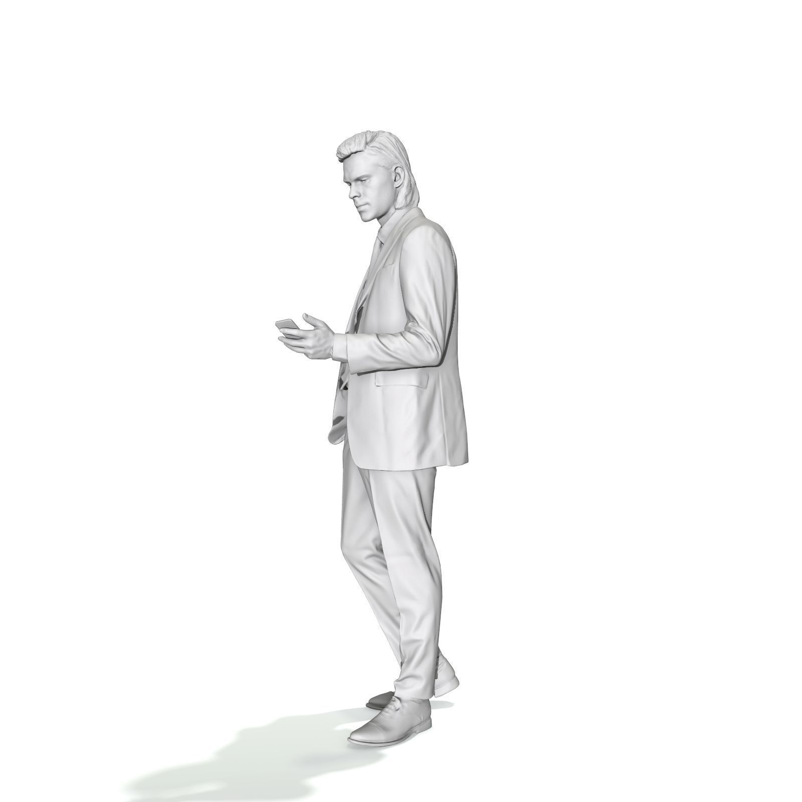 Standing Business Man with Black Suit BMan0315-HD2-O03P01-S 3D model_37