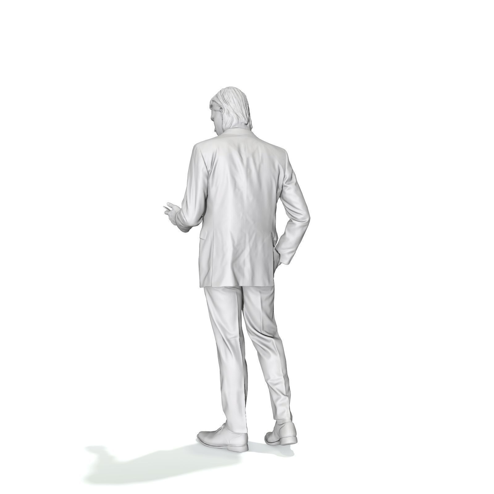 Standing Business Man with Black Suit BMan0315-HD2-O03P01-S 3D model_19