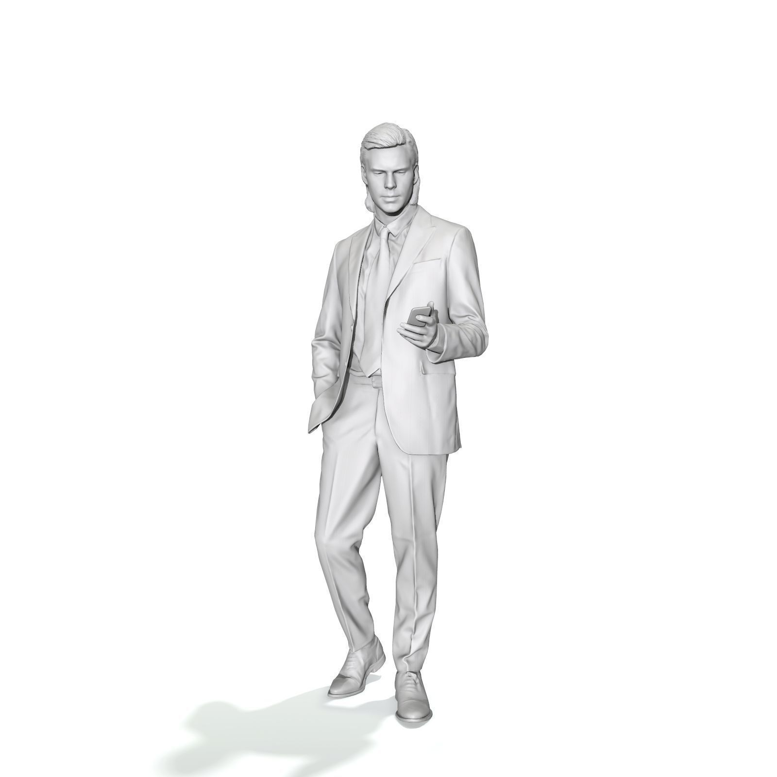 Standing Business Man with Black Suit BMan0315-HD2-O03P01-S 3D model_42