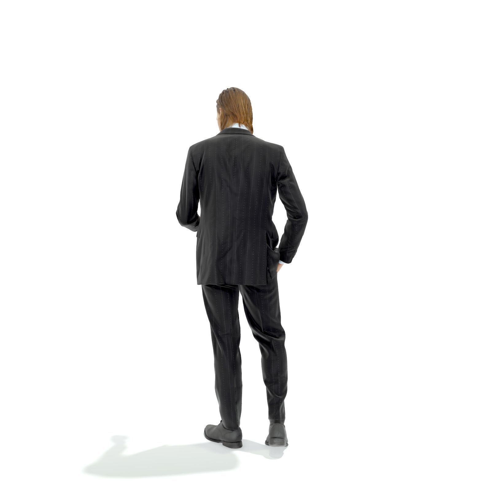 Standing Business Man with Black Suit BMan0315-HD2-O03P01-S 3D model_11