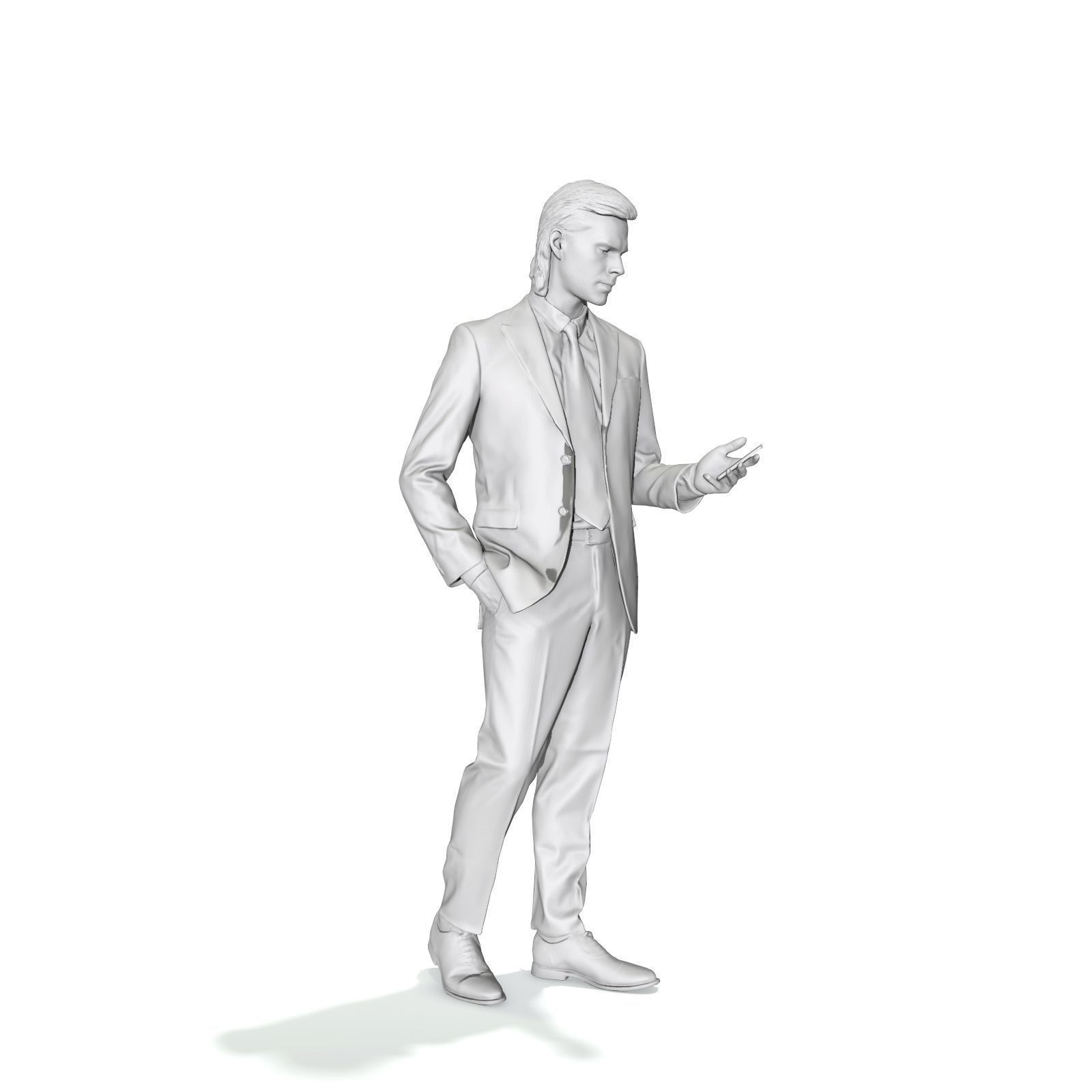 Standing Business Man with Black Suit BMan0315-HD2-O03P01-S 3D model_55