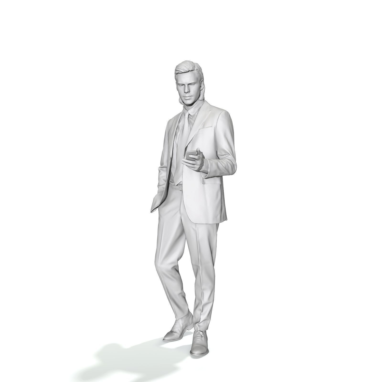 Standing Business Man with Black Suit BMan0315-HD2-O03P01-S 3D model_73