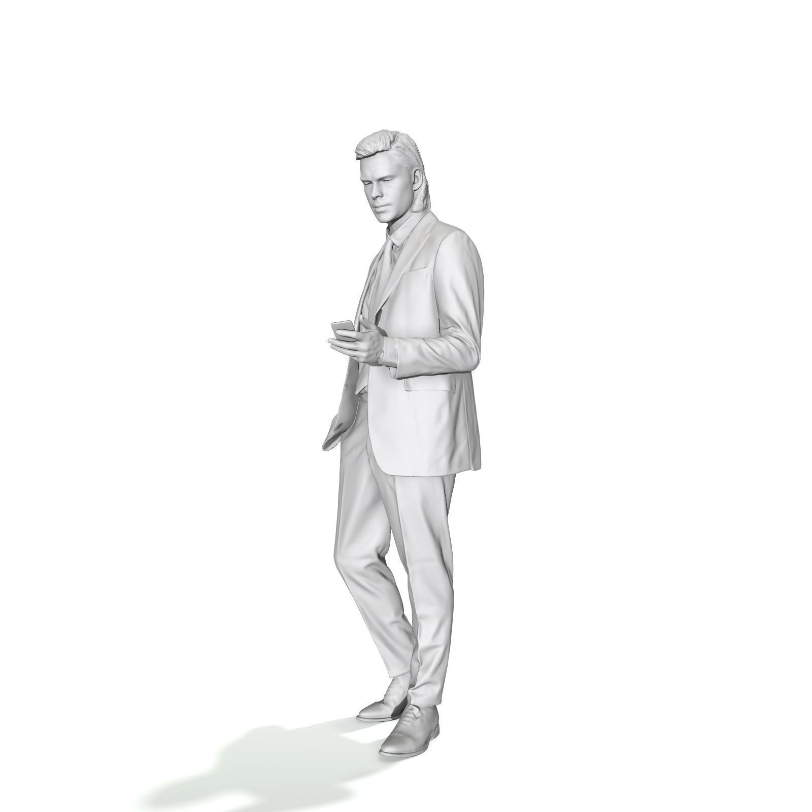 Standing Business Man with Black Suit BMan0315-HD2-O03P01-S 3D model_40