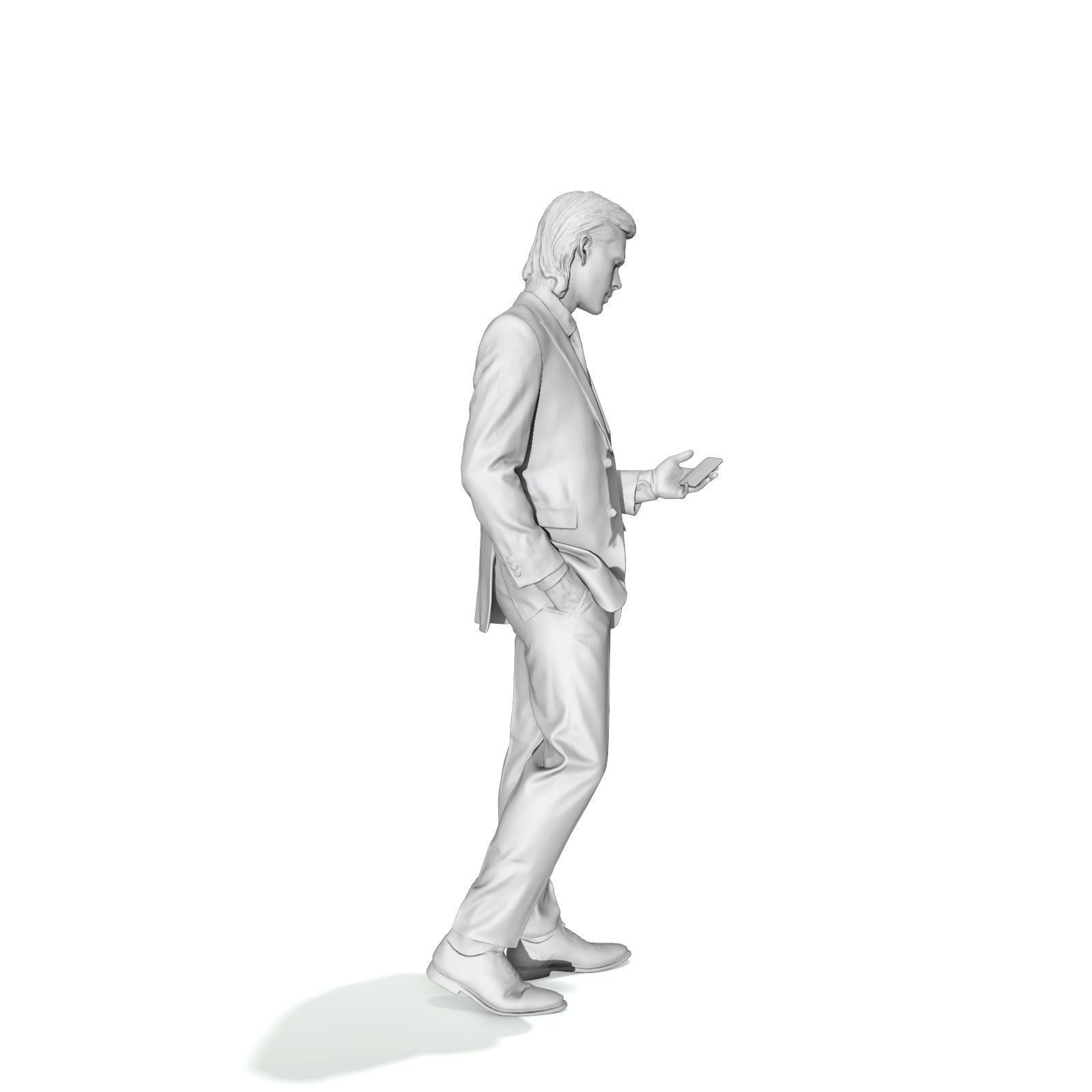 Standing Business Man with Black Suit BMan0315-HD2-O03P01-S 3D model_71