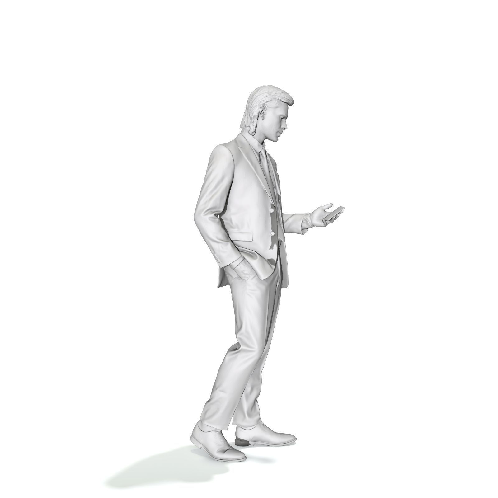 Standing Business Man with Black Suit BMan0315-HD2-O03P01-S 3D model_24