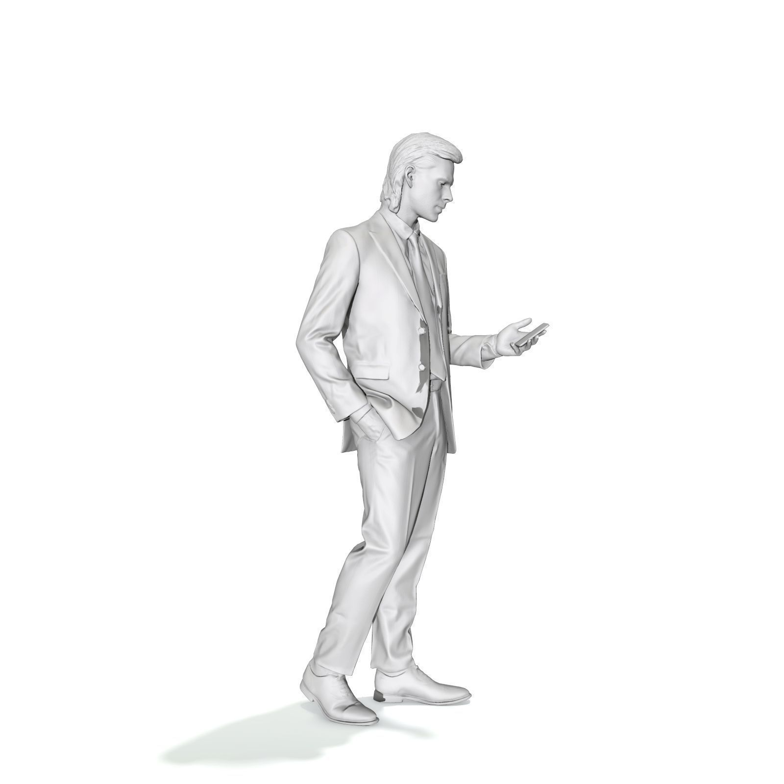 Standing Business Man with Black Suit BMan0315-HD2-O03P01-S 3D model_74