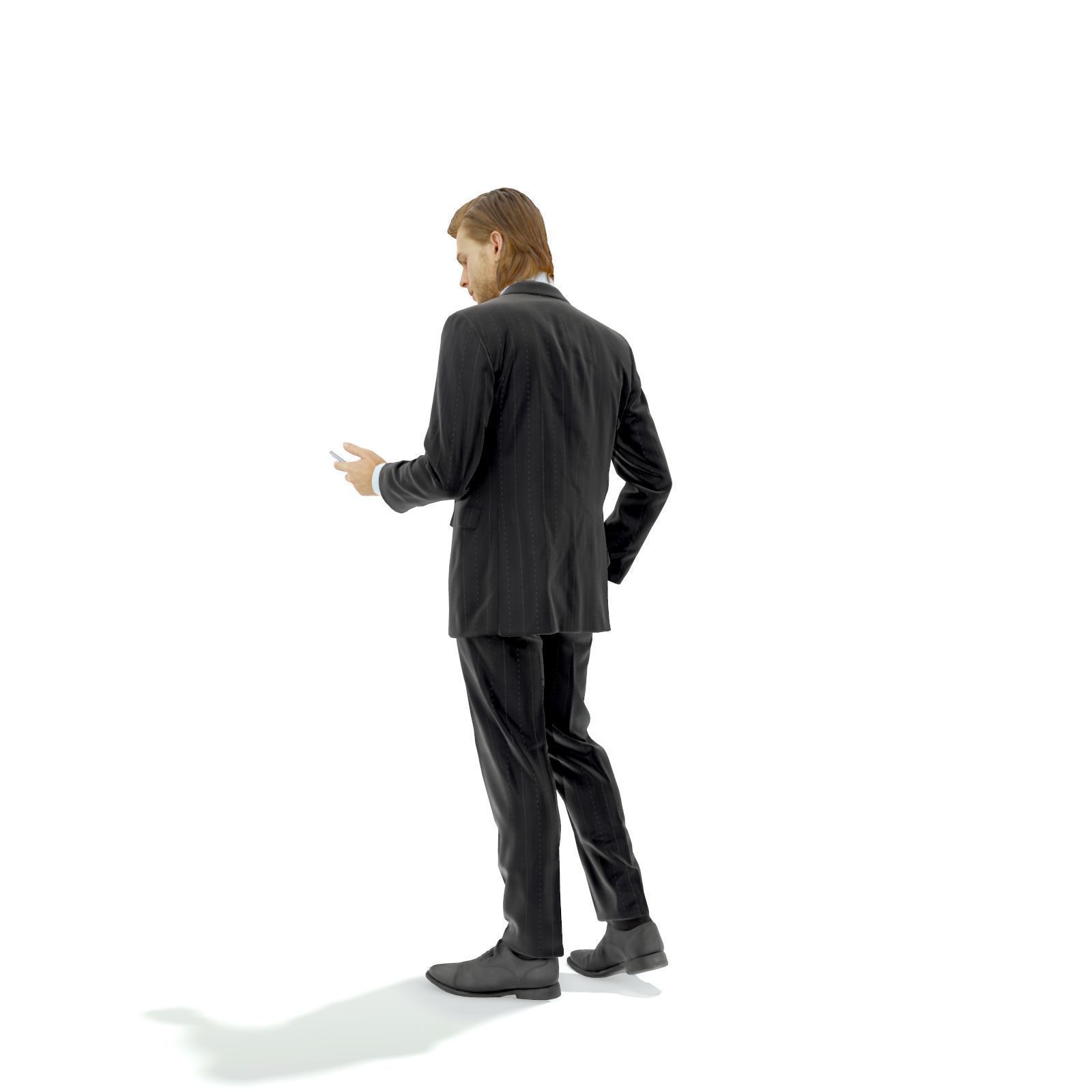 Standing Business Man with Black Suit BMan0315-HD2-O03P01-S 3D model_43