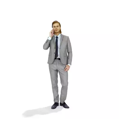 Business Man Talking on the Phone BMan0315-HD2-O02P01-S