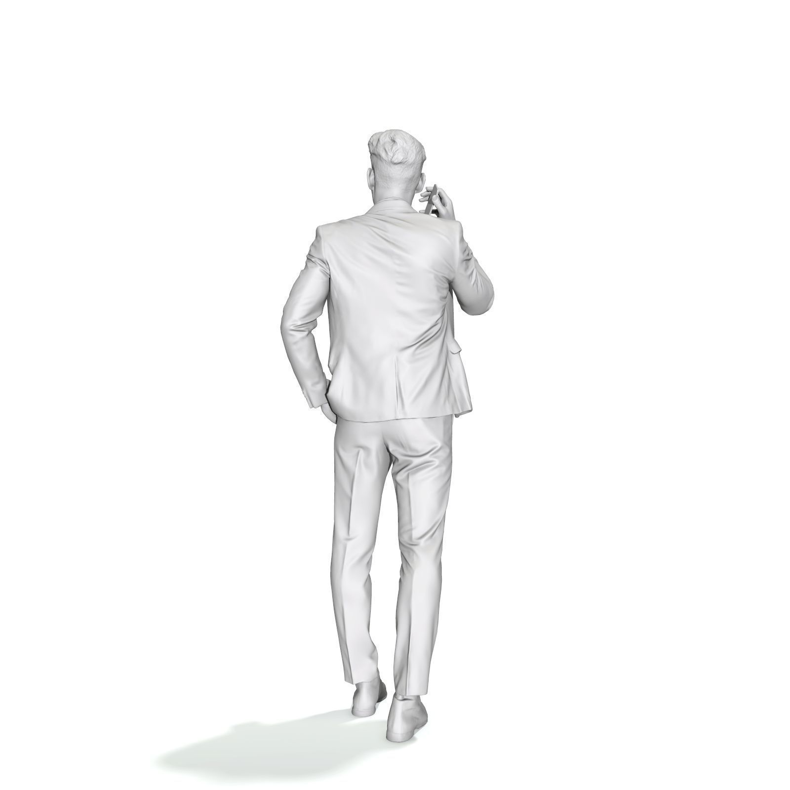 Talking on Phone Man with Blue Suit BMan0314-HD2-O02P01-S 3D model_71