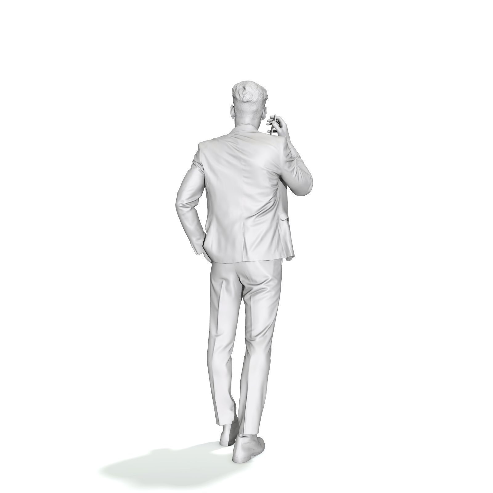 Talking on Phone Man with Blue Suit BMan0314-HD2-O02P01-S 3D model_50