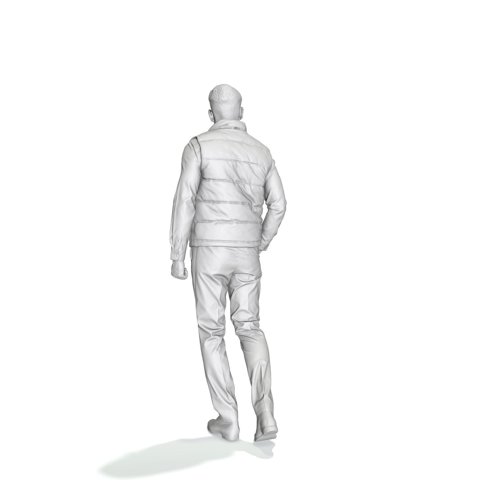 Standing Casual Man with Black Vest BMan0314-HD2-O01P01-S 3D model_55