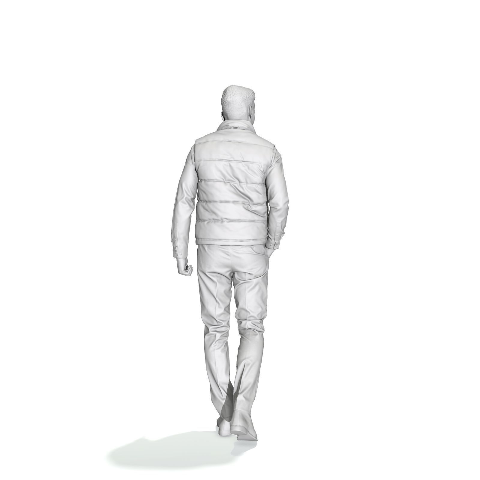 Standing Casual Man with Black Vest BMan0314-HD2-O01P01-S 3D model_47