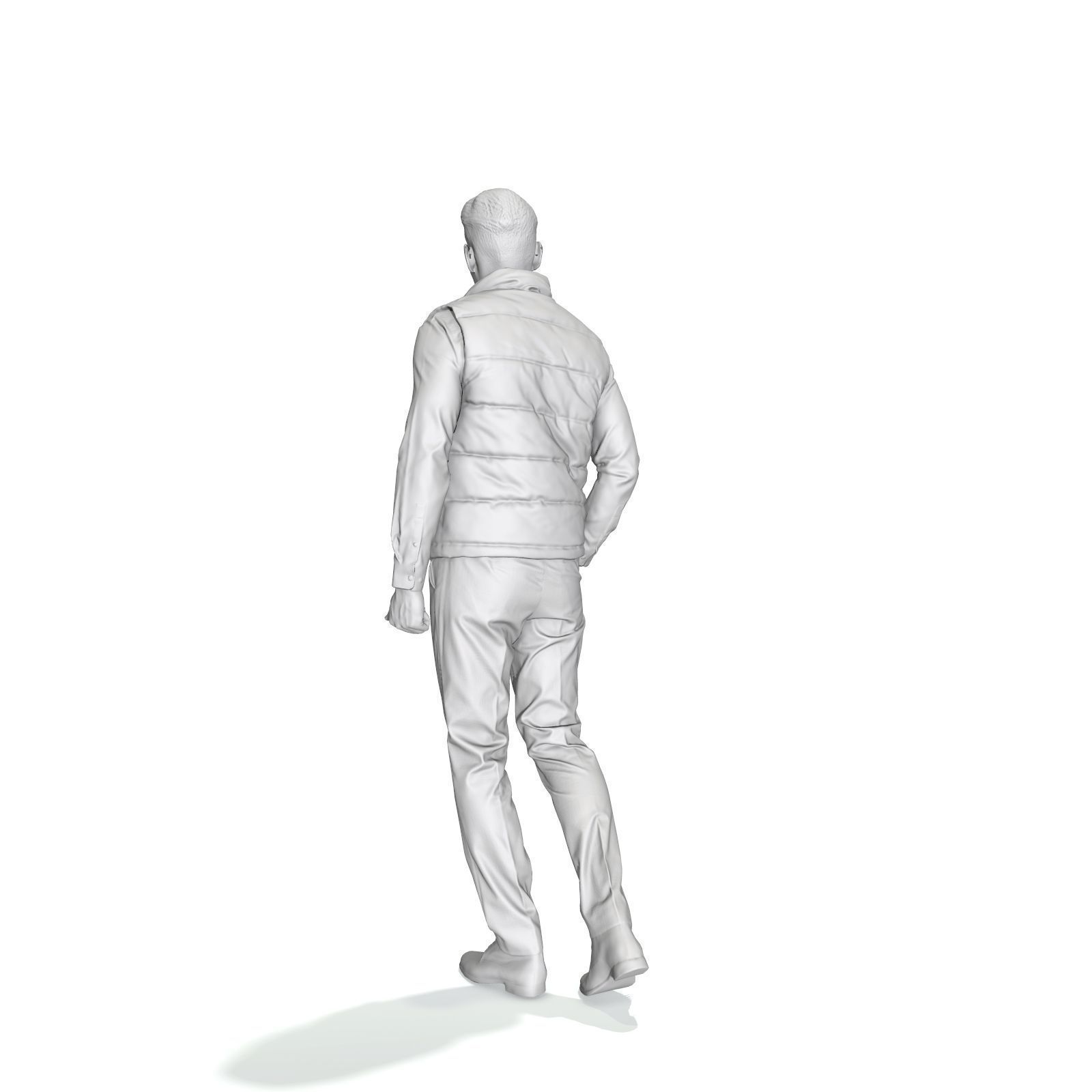 Standing Casual Man with Black Vest BMan0314-HD2-O01P01-S 3D model_24