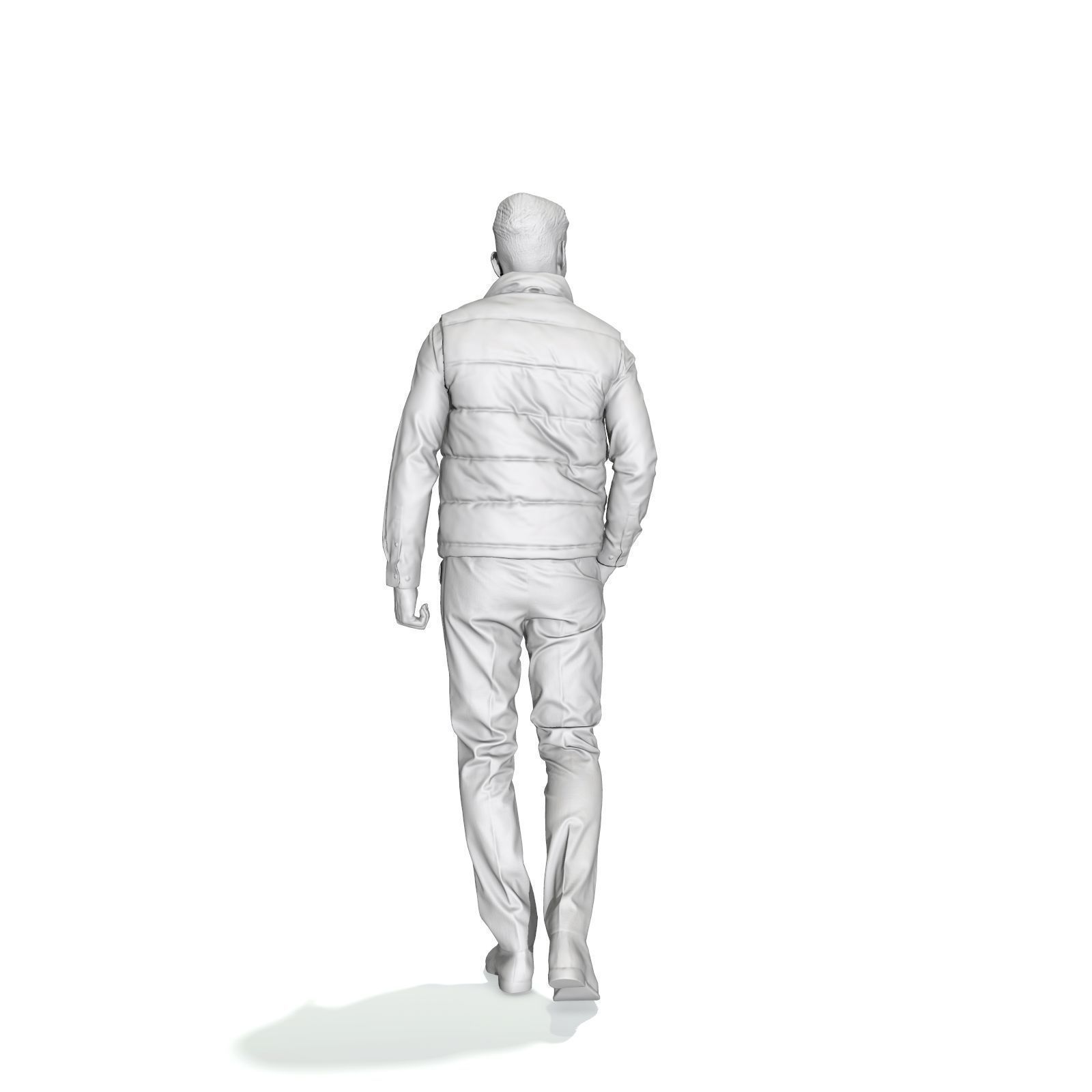 Standing Casual Man with Black Vest BMan0314-HD2-O01P01-S 3D model_62