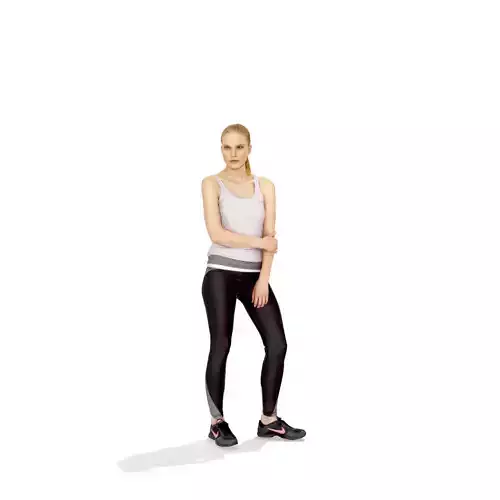 Standing Sporty Woman SWom0314-HD2-O02P01-S