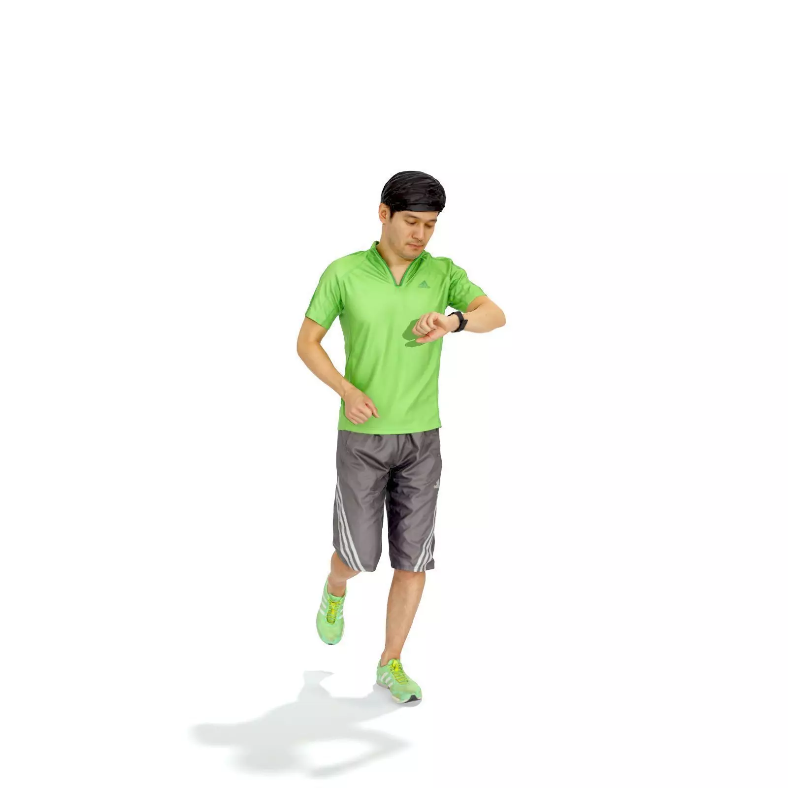 Sporty Running Man in a Hurry SMan0313-HD2-O02P02-S 3D model_0