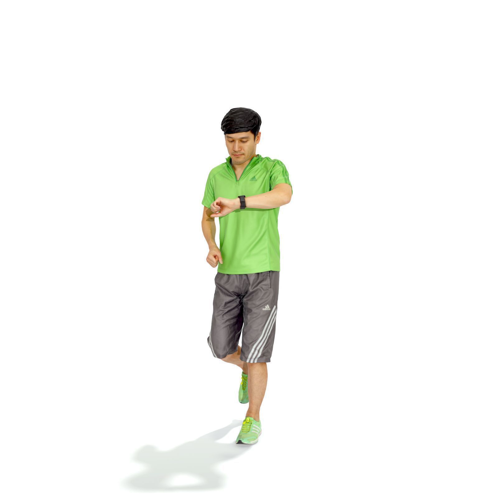 Sporty Running Man in a Hurry SMan0313-HD2-O02P02-S 3D model_1