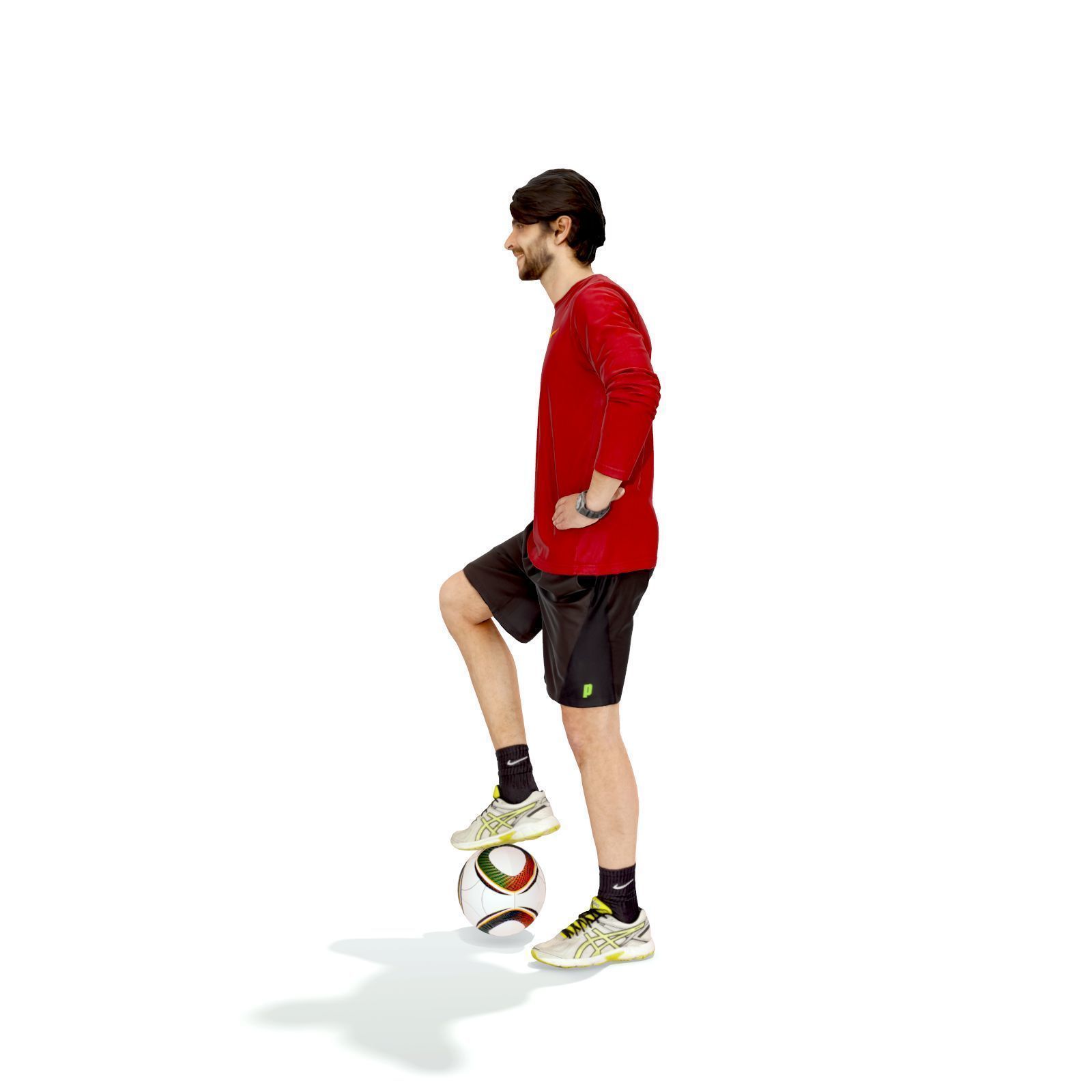 Football Player with Red T-Shirt SMan0312-HD2-O04P01-S 3D model_3