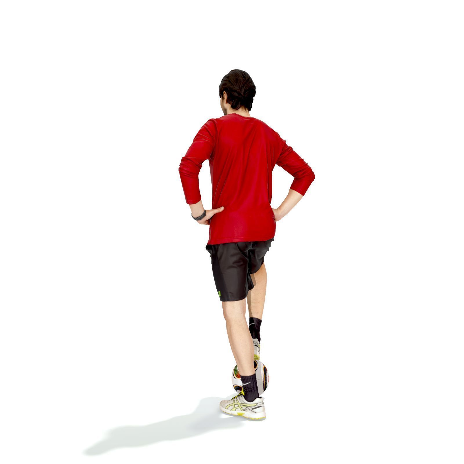 Football Player with Red T-Shirt SMan0312-HD2-O04P01-S 3D model_27