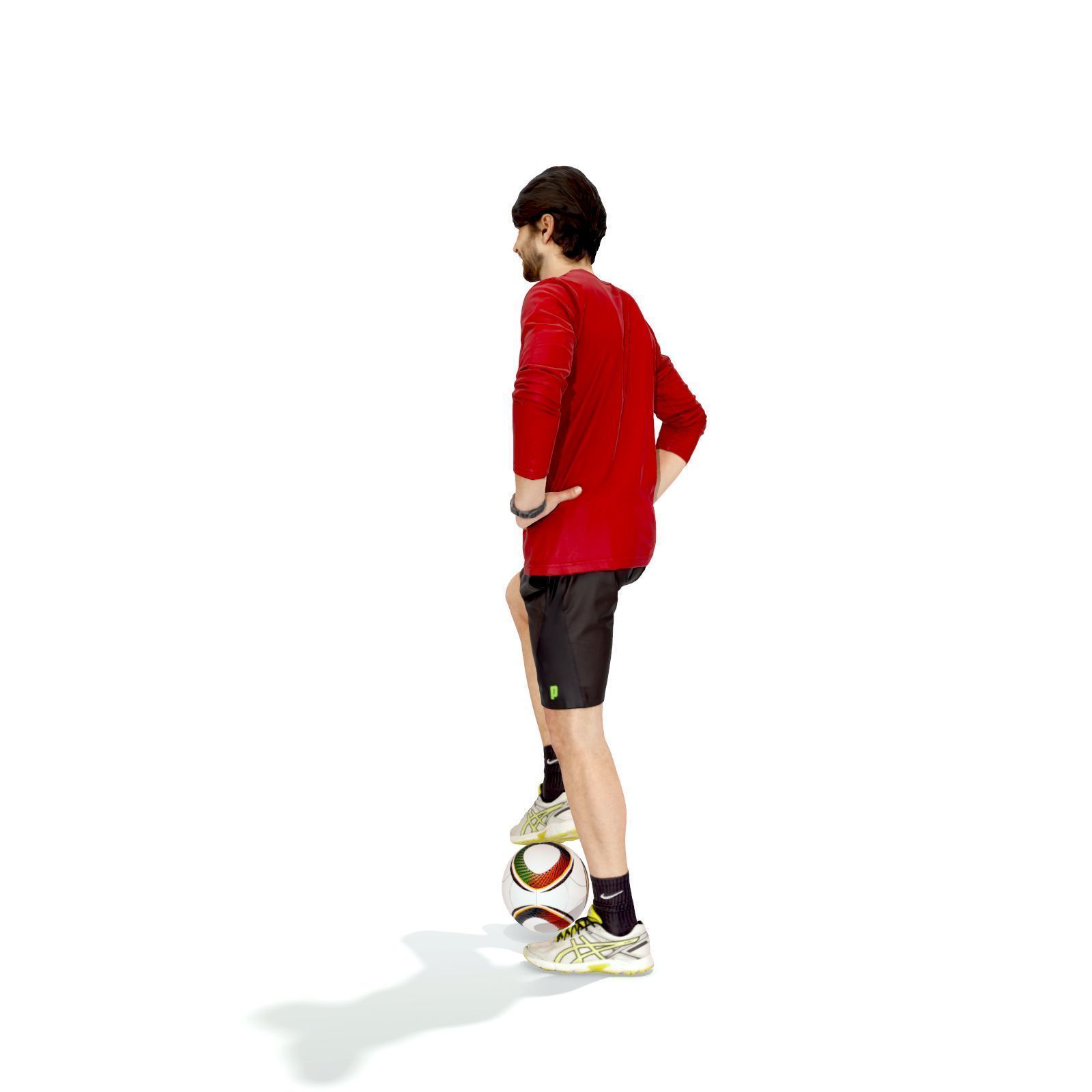 Football Player with Red T-Shirt SMan0312-HD2-O04P01-S 3D model_2