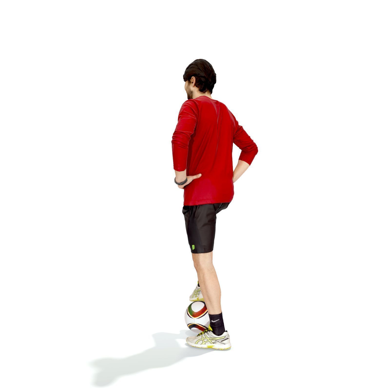 Football Player with Red T-Shirt SMan0312-HD2-O04P01-S 3D model_11