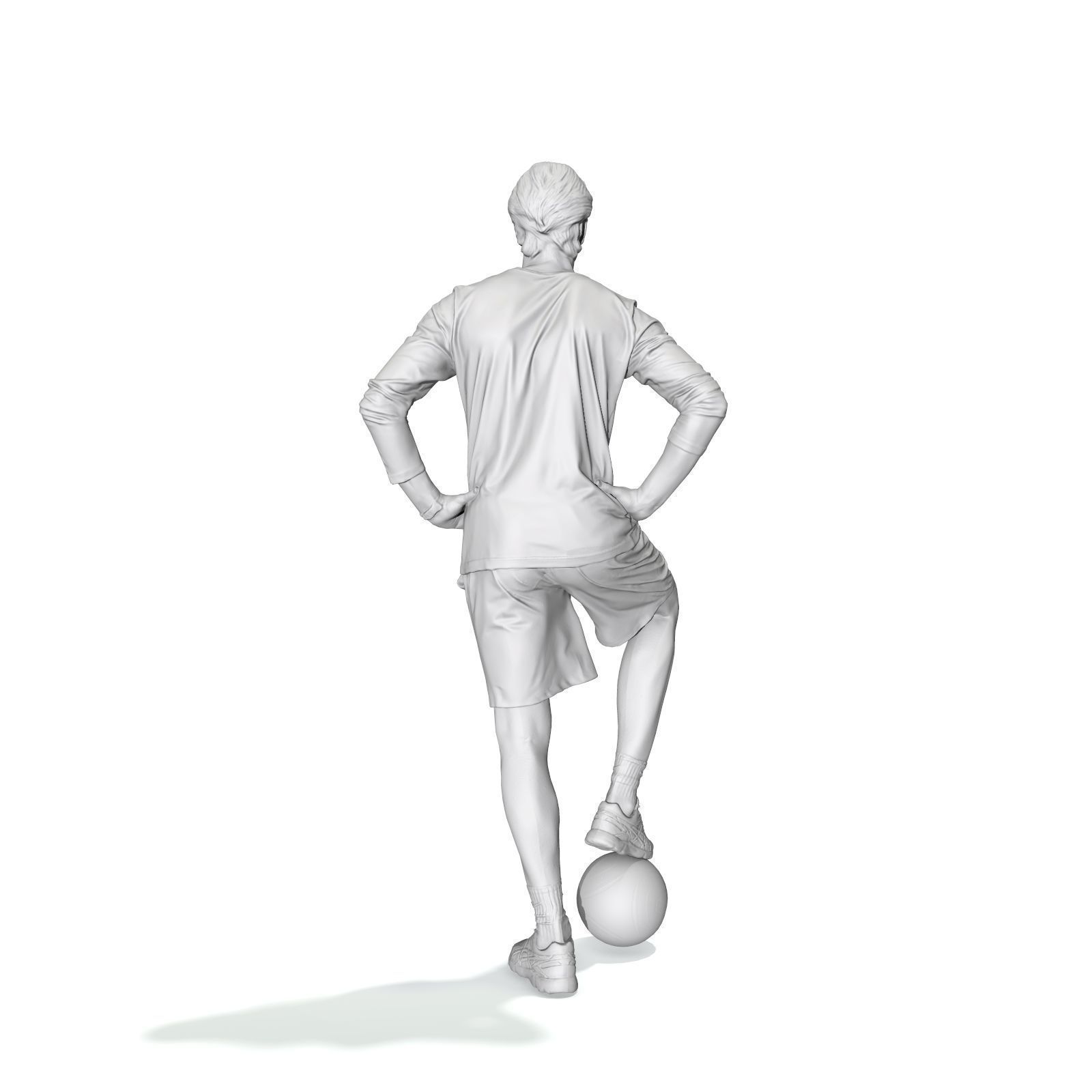 Football Player with Red T-Shirt SMan0312-HD2-O04P01-S 3D model_36