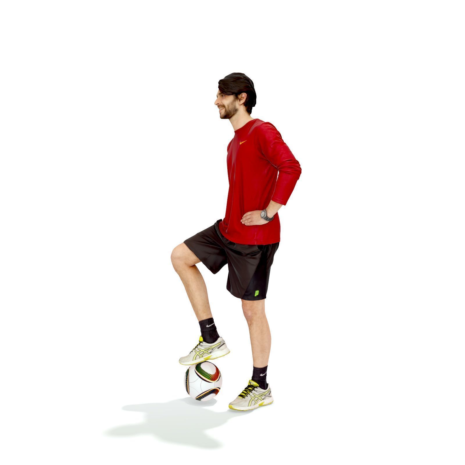 Football Player with Red T-Shirt SMan0312-HD2-O04P01-S 3D model_10