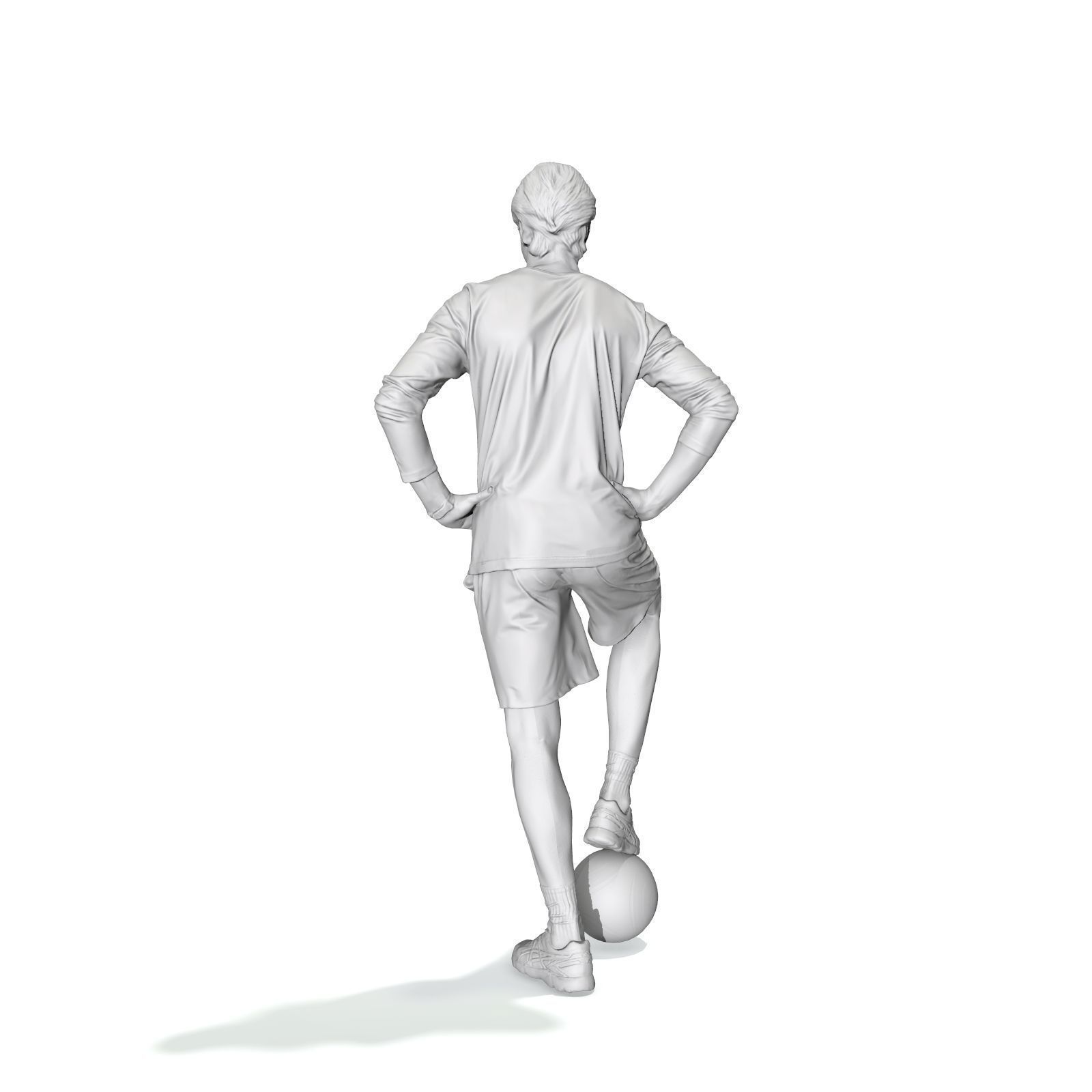 Football Player with Red T-Shirt SMan0312-HD2-O04P01-S 3D model_34