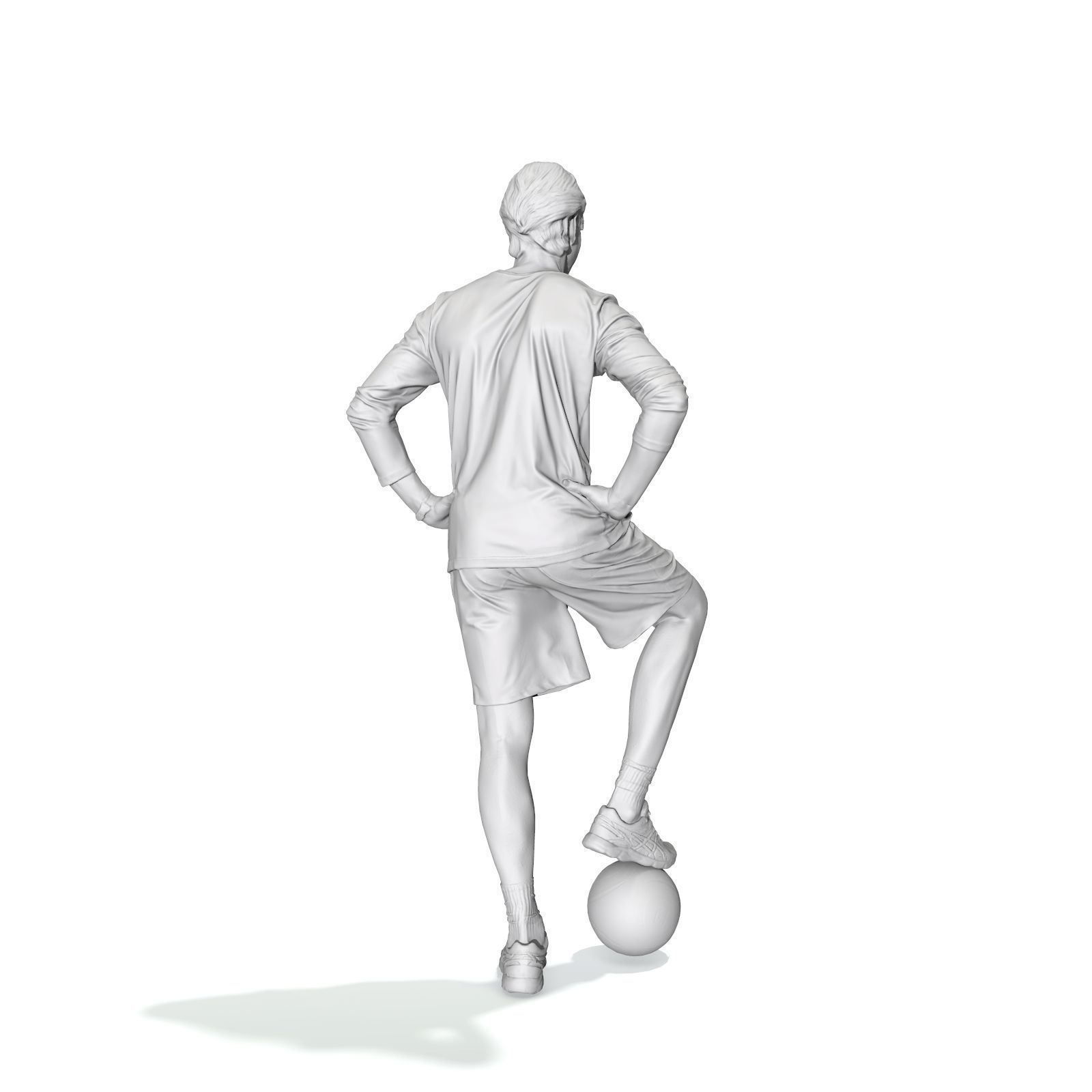 Football Player with Red T-Shirt SMan0312-HD2-O04P01-S 3D model_7