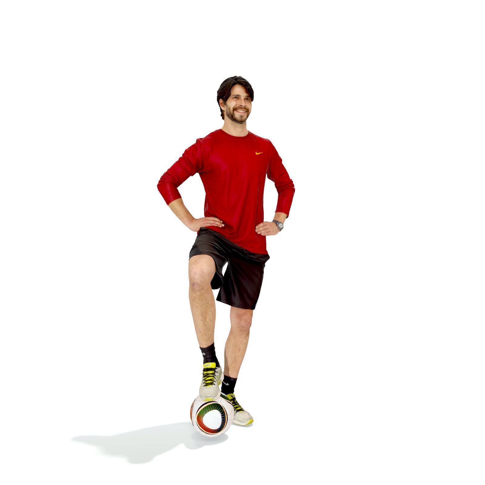 Football Player with Red T-Shirt SMan0312-HD2-O04P01-S 3D model_14