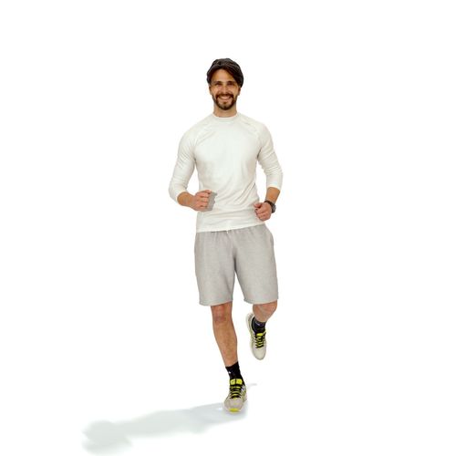 Running Man with White Sports Gear SMan0312-HD2-O03P01-S 3D model