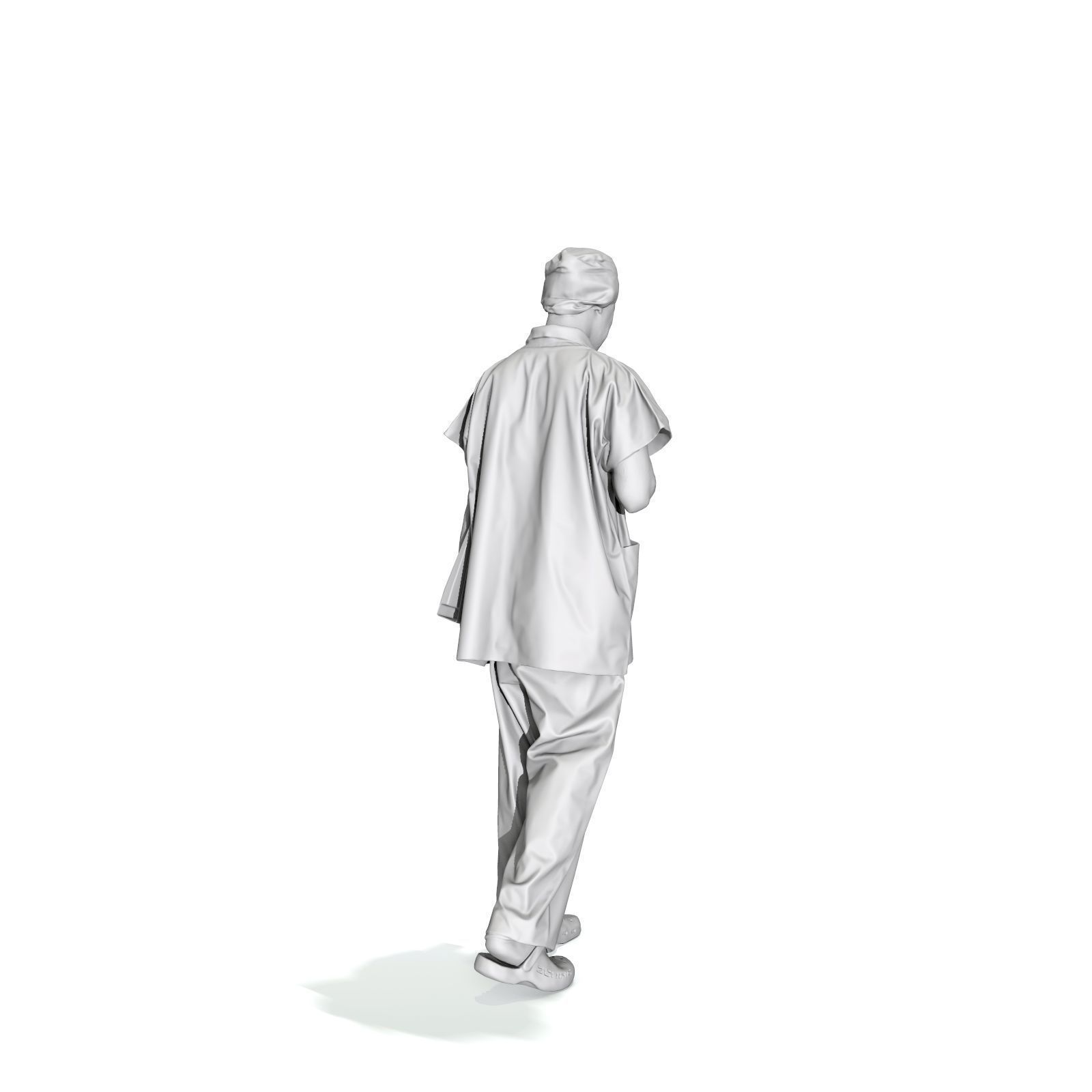 Doctor Walking Drinking Coffee Tea WMan0310-HD2-O02P01-S 3D model_42