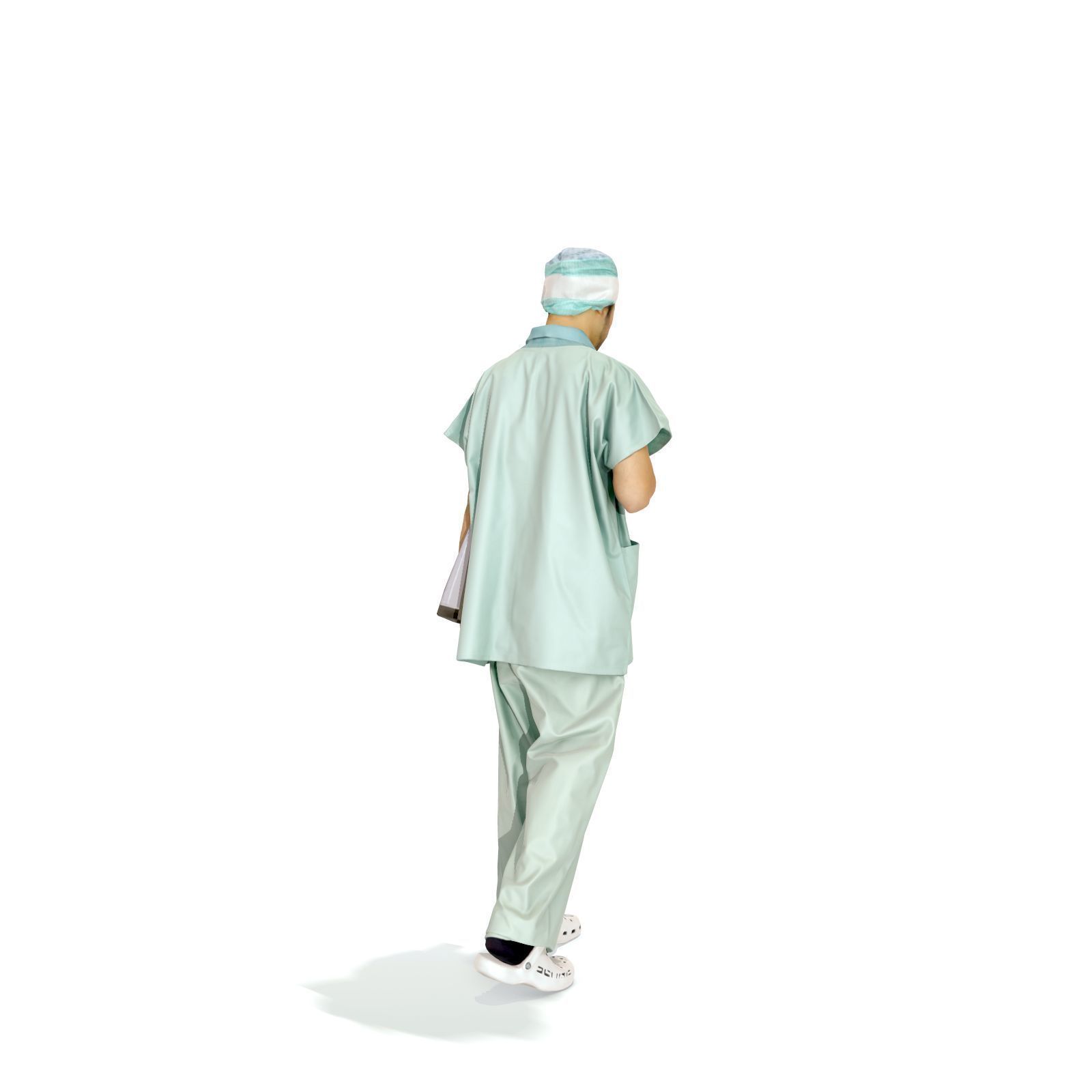 Doctor Walking Drinking Coffee Tea WMan0310-HD2-O02P01-S 3D model_25