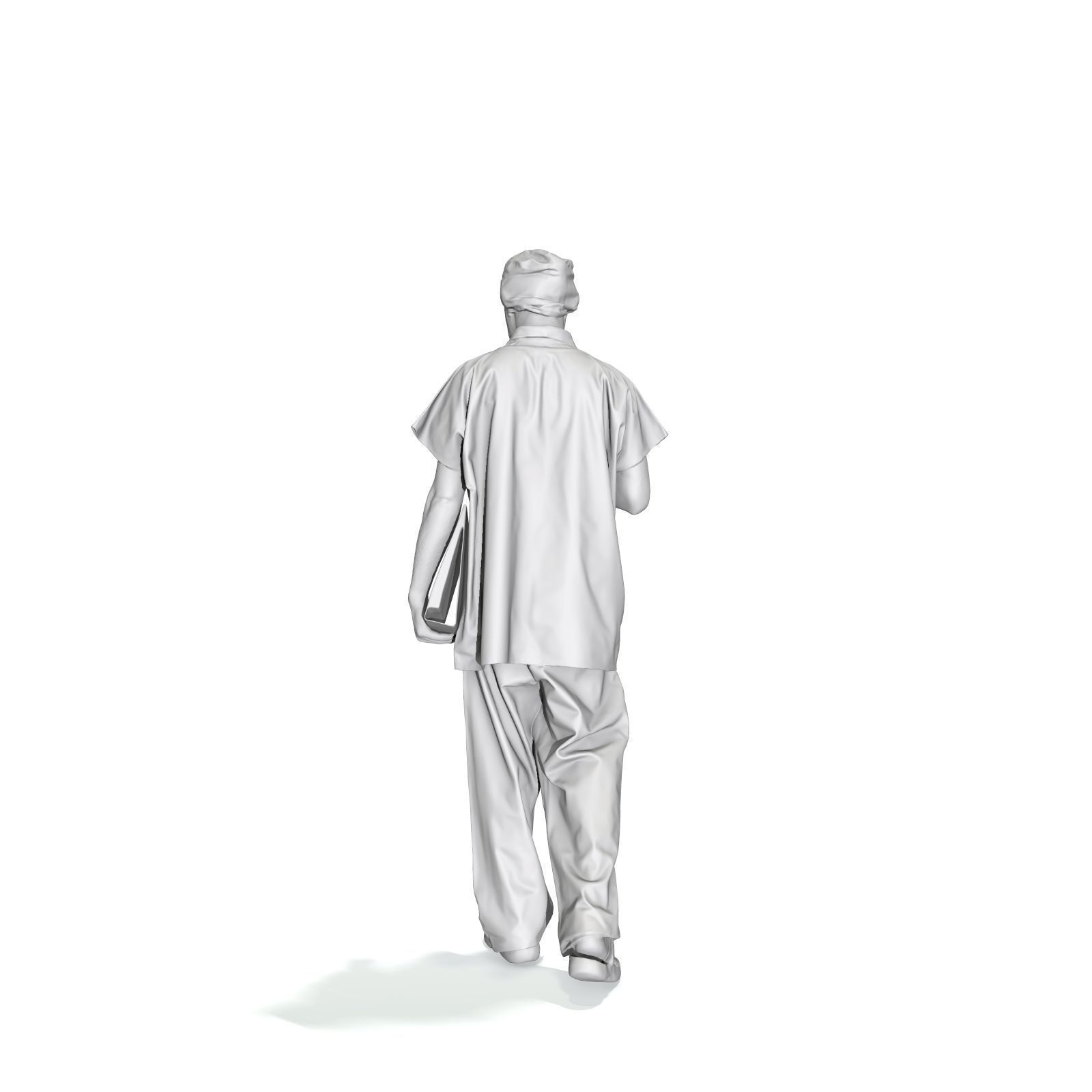 Doctor Walking Drinking Coffee Tea WMan0310-HD2-O02P01-S 3D model_59