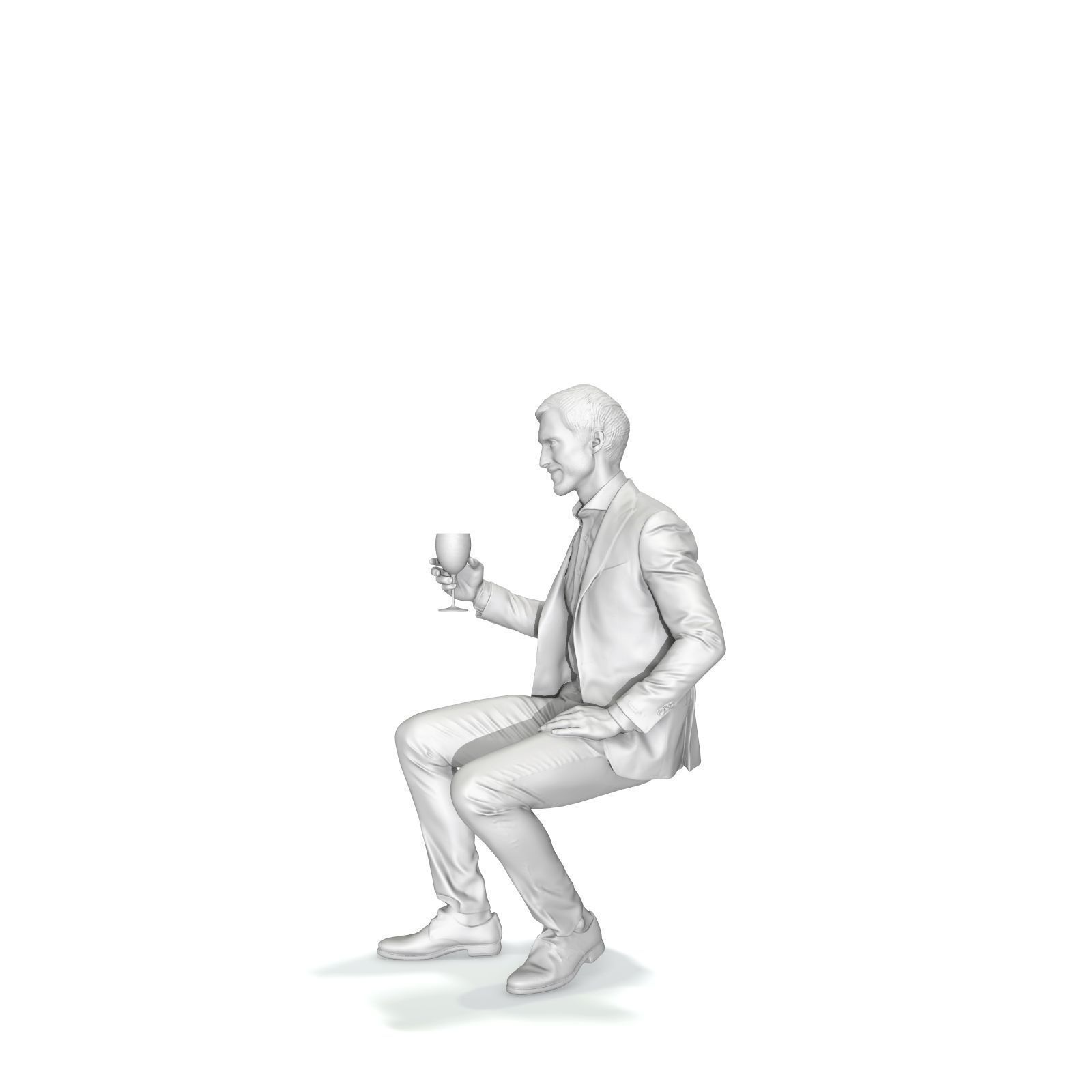 Sitting Elegant Man Cheering with Glass EMan0313-HD2-O03P01-S 3D model_35