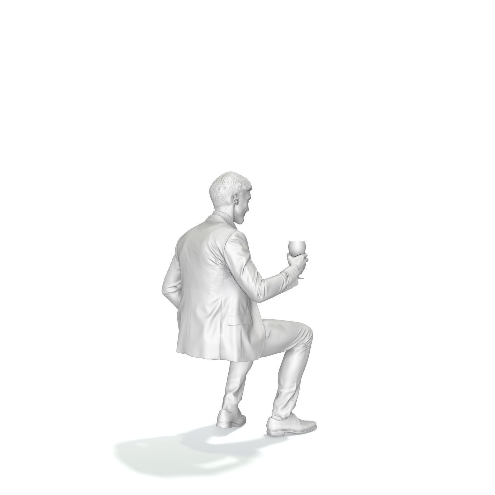 Sitting Elegant Man Cheering with Glass EMan0313-HD2-O03P01-S 3D model_50