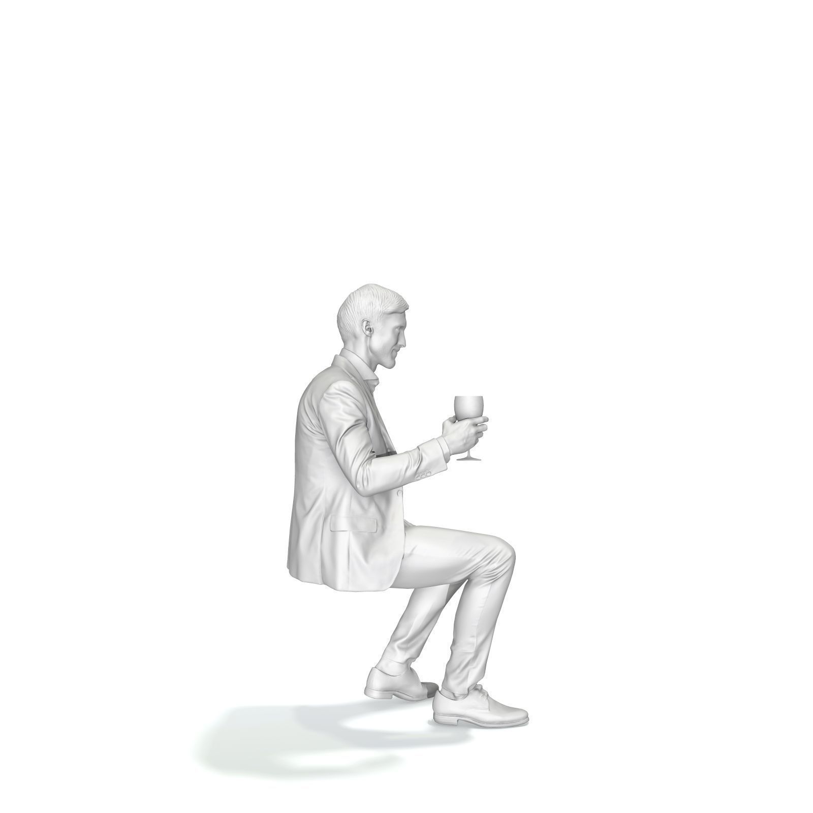 Sitting Elegant Man Cheering with Glass EMan0313-HD2-O03P01-S 3D model_20