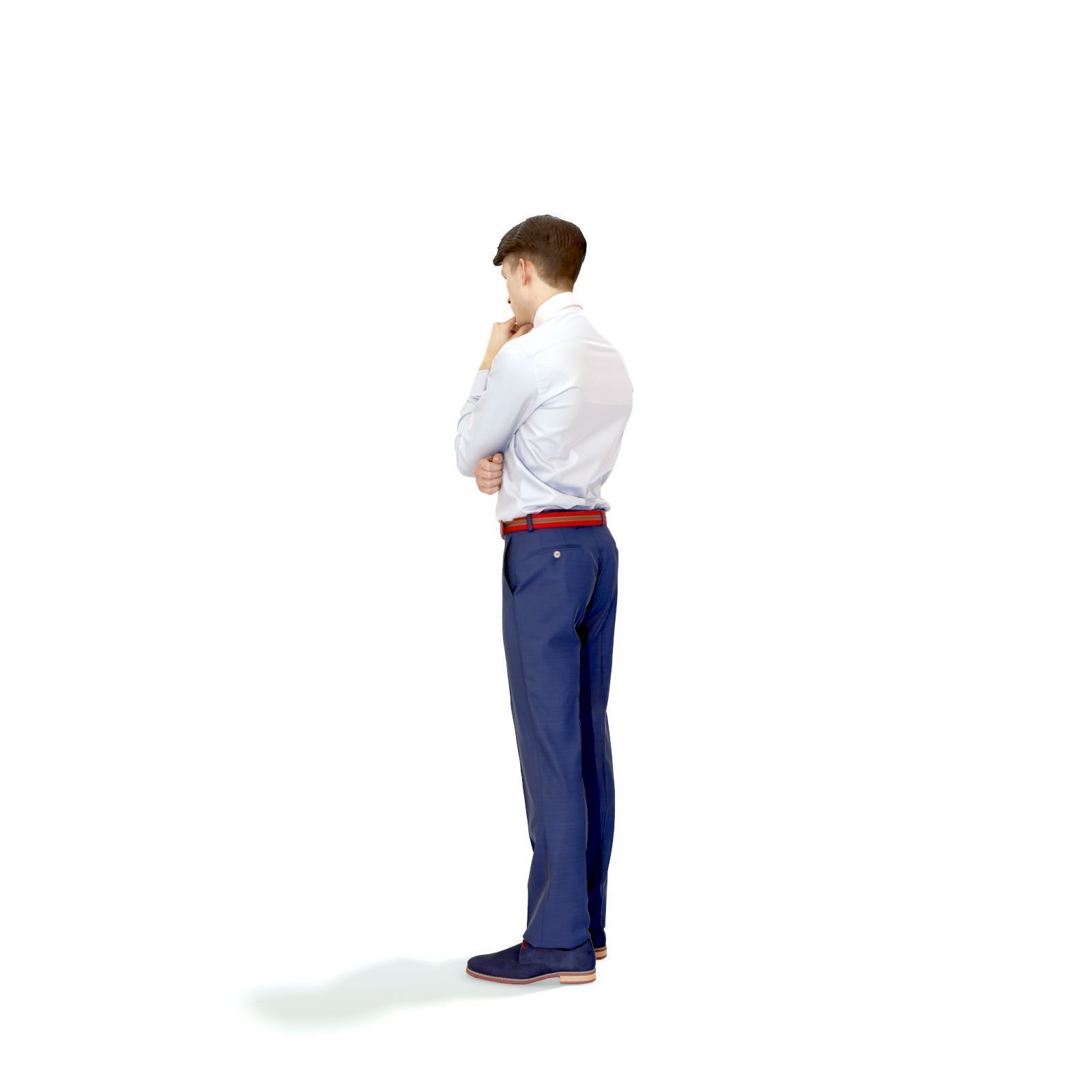 Business Man Standing Thinking EMan0312-HD2-O04P01-S 3D model_2